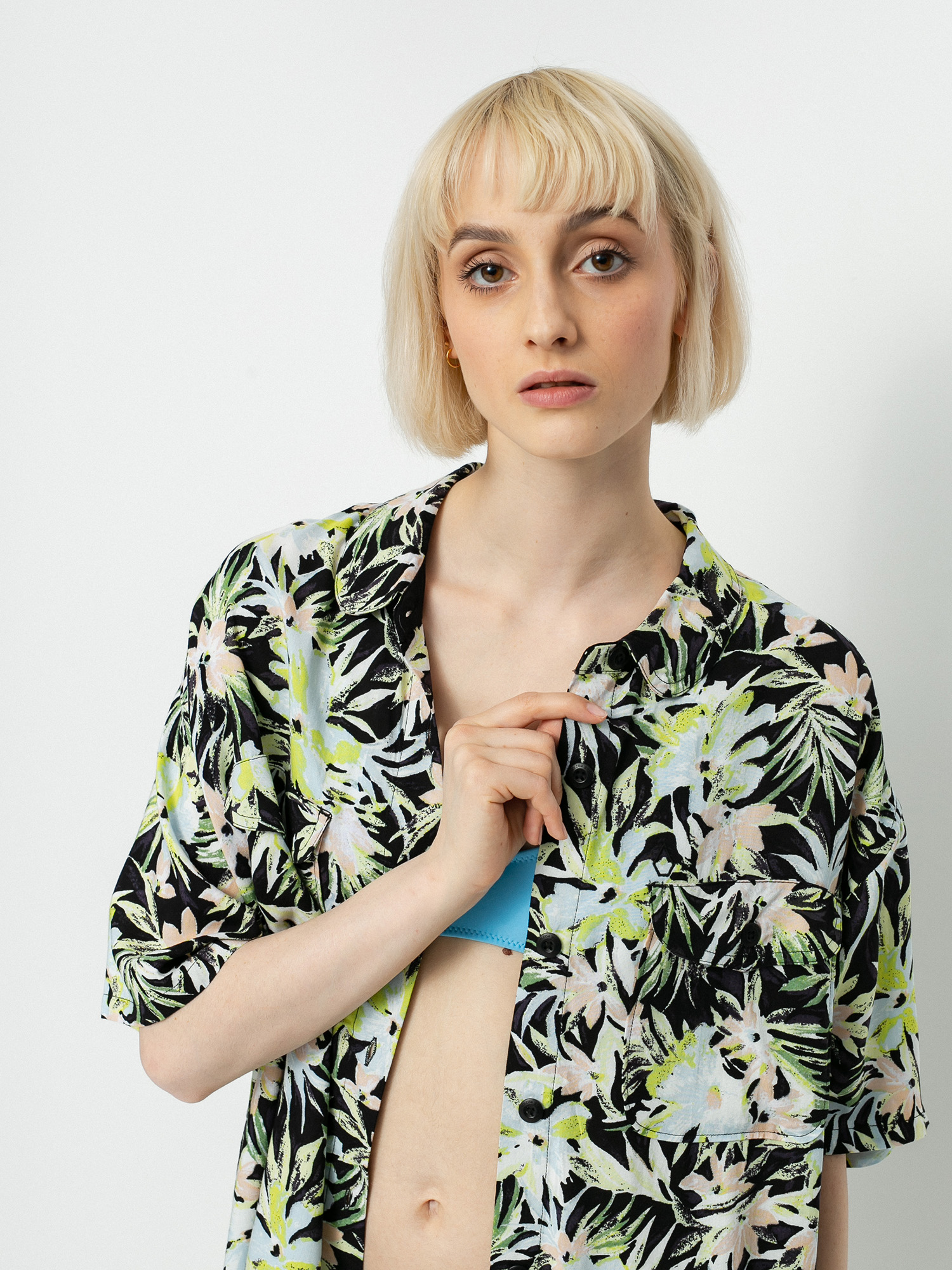 Cămașă Volcom Thats My Type Overshirt Wmn (lime)