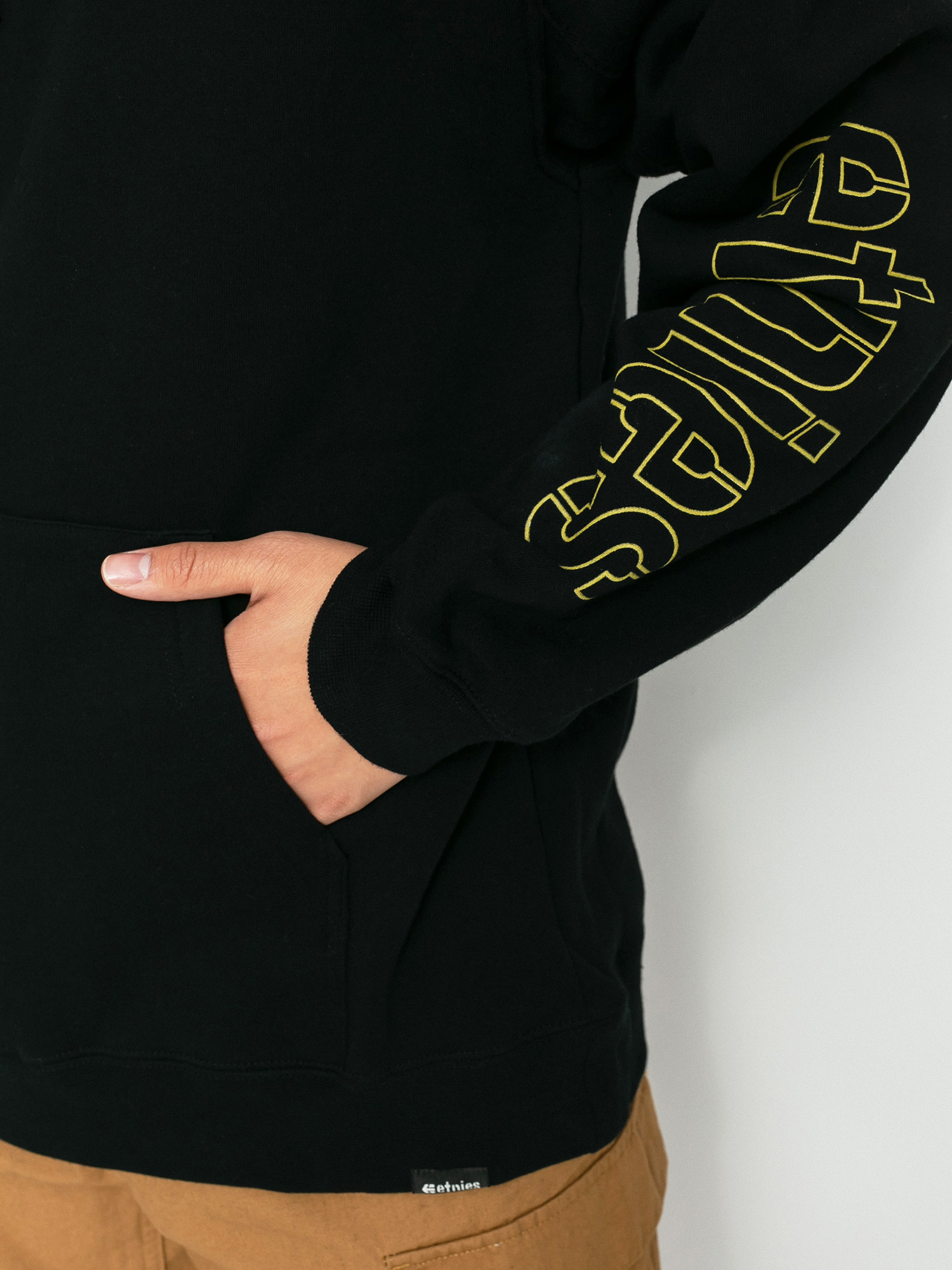 Hanorac cu glugă Etnies Joslin HD (black/gold)