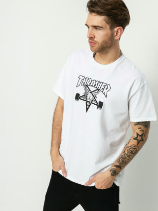 Tricou Thrasher Skate Goat (white)