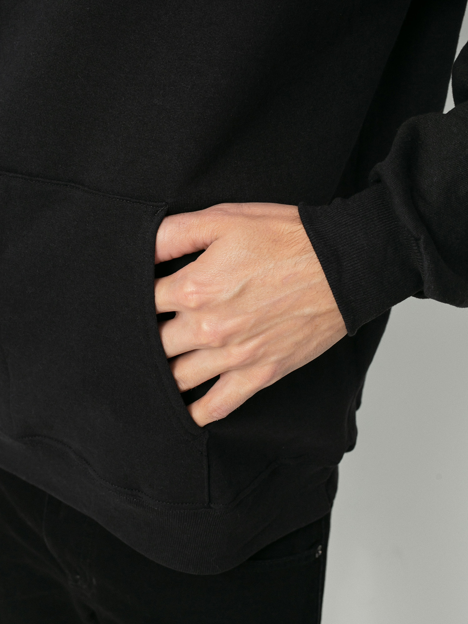 Hanorac cu glugă Thrasher Skate Goat HD (black/white)