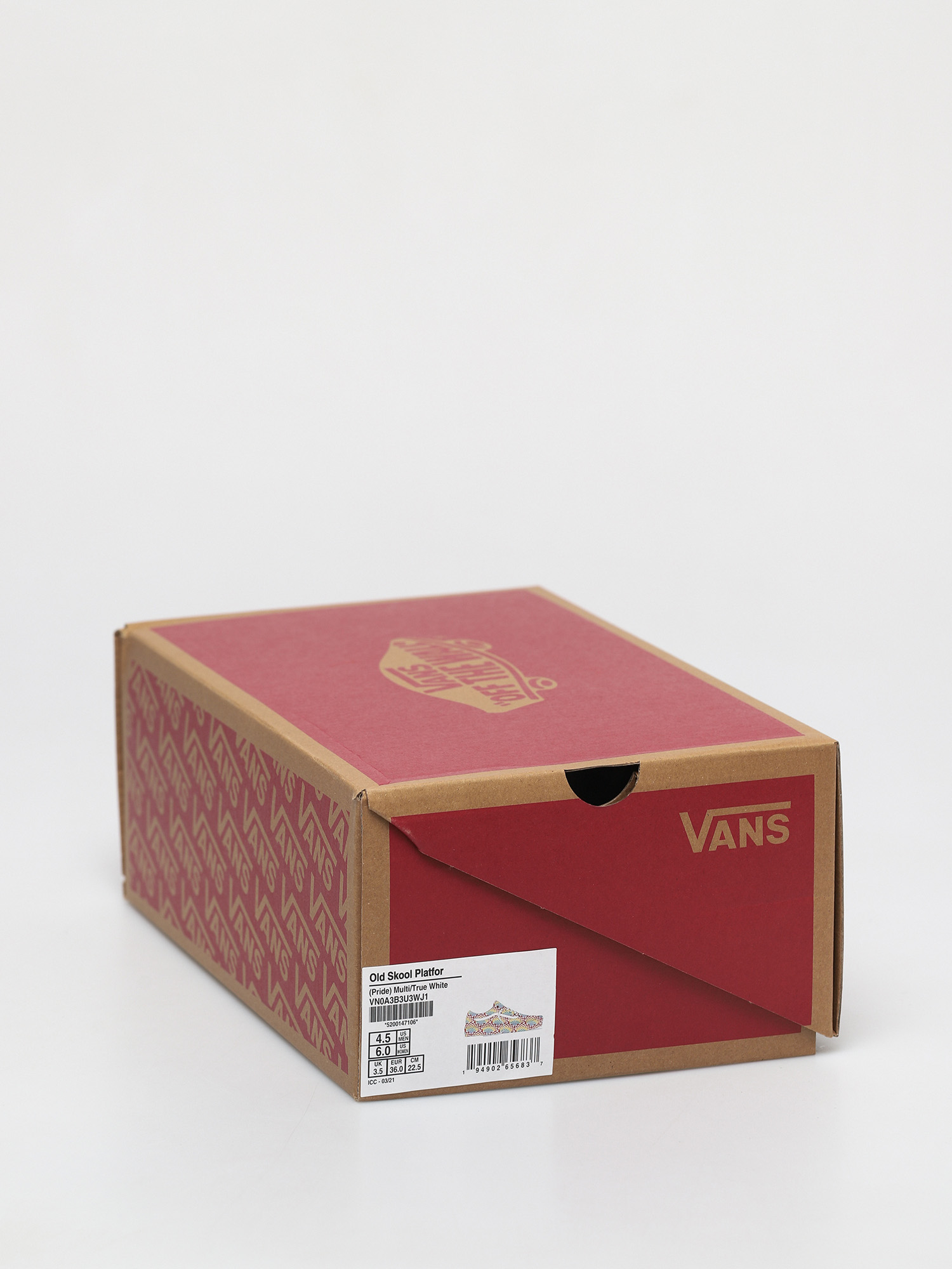 Pantofi Vans Old Skool Platform (pride multi/true white)