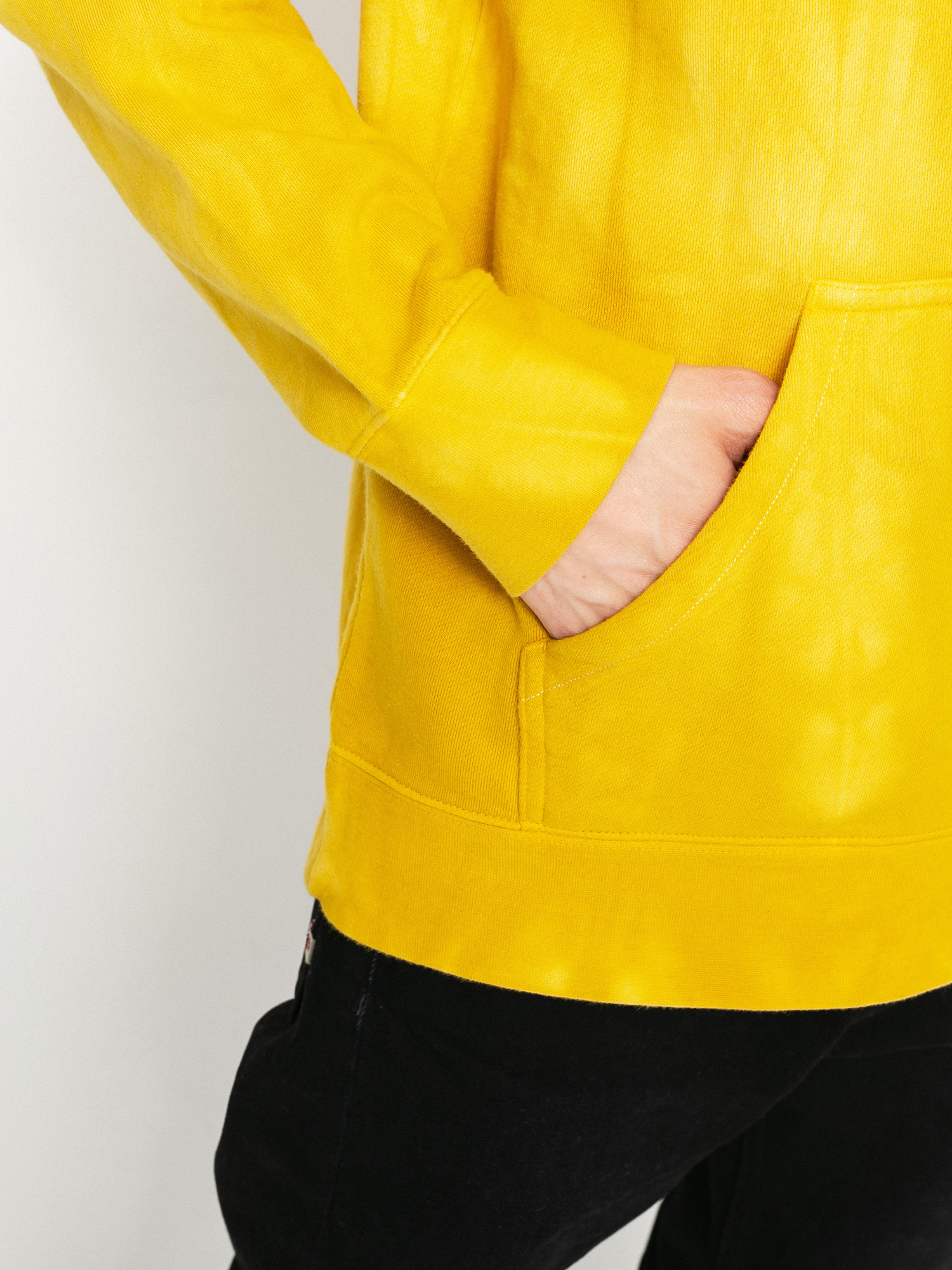 Hanorac cu glugă HUF Relax Tiedye HD (yellow)