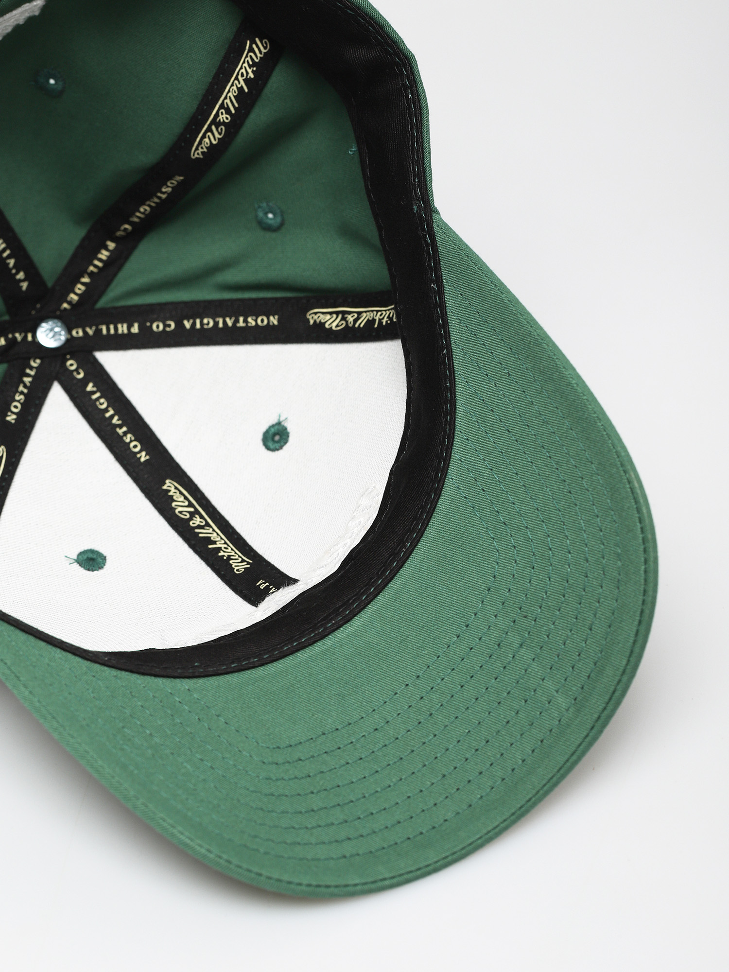 Șapcă Mitchell & Ness Script Low Pro ZD (branded/dark green)