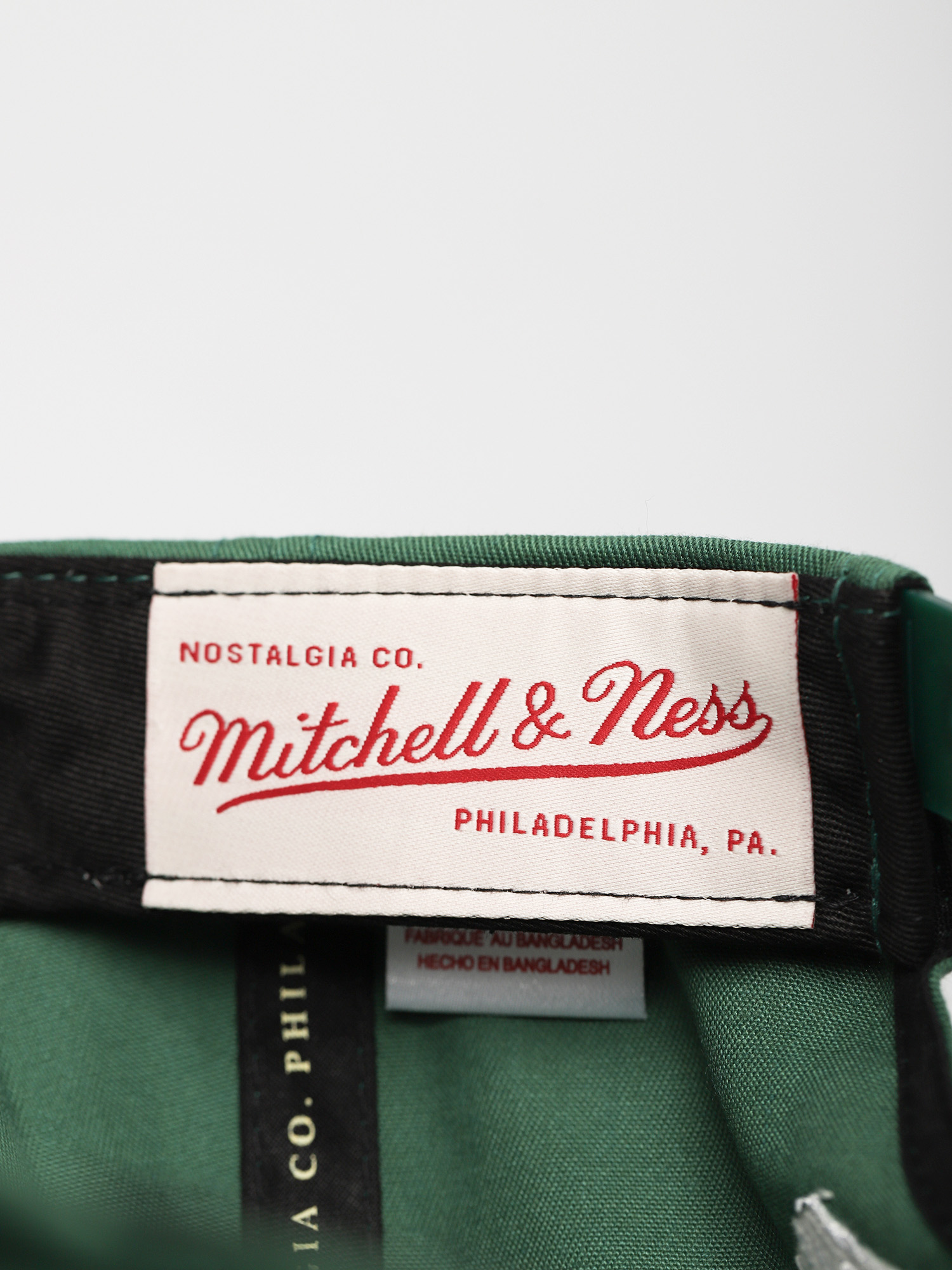 Șapcă Mitchell & Ness Script Low Pro ZD (branded/dark green)