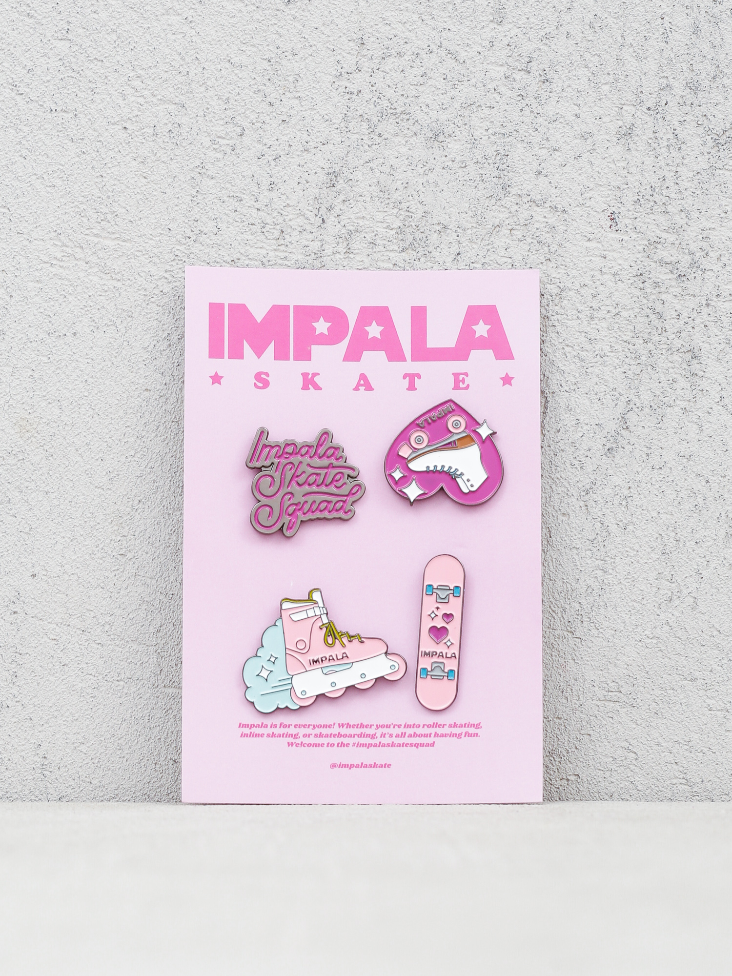 Impala Pins Skate Enamel Pin Pack