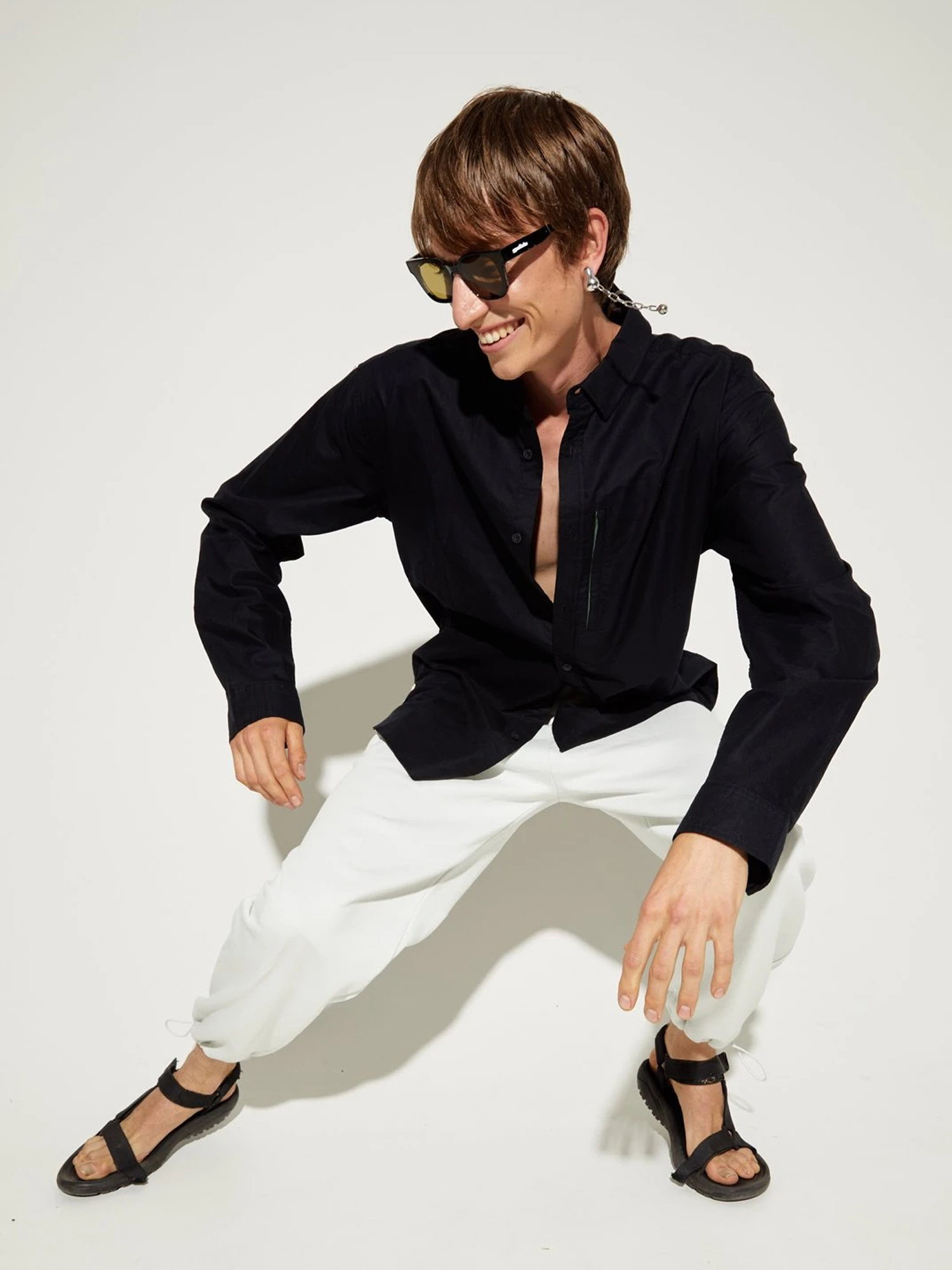Ochelari de soare Szade Ellis (elysium black/glass/caper)