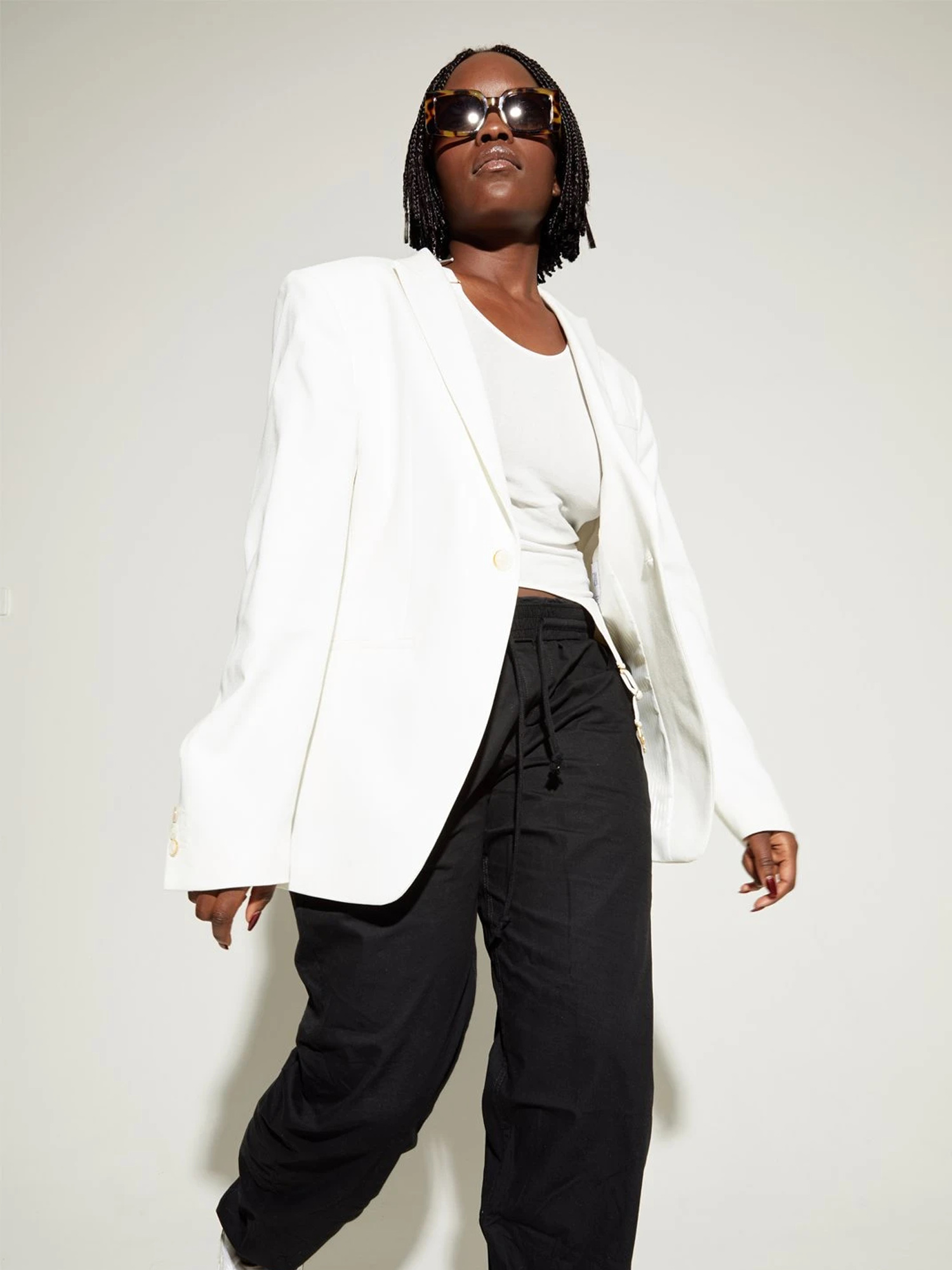 Ochelari de soare Szade Dart (pinta tort/ecru/hust brwn)