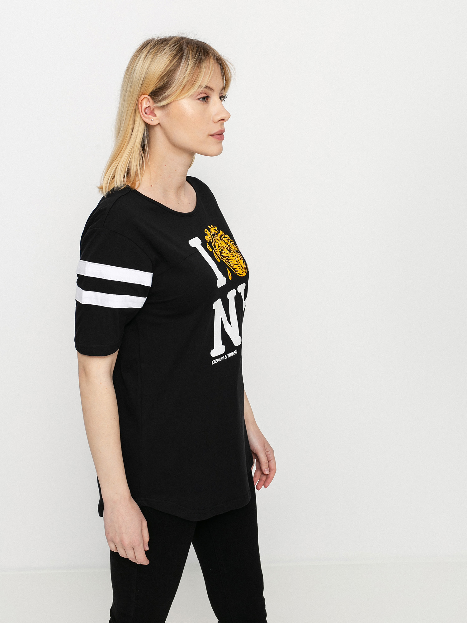 Tricou Element I Heart Football Wmn (black)