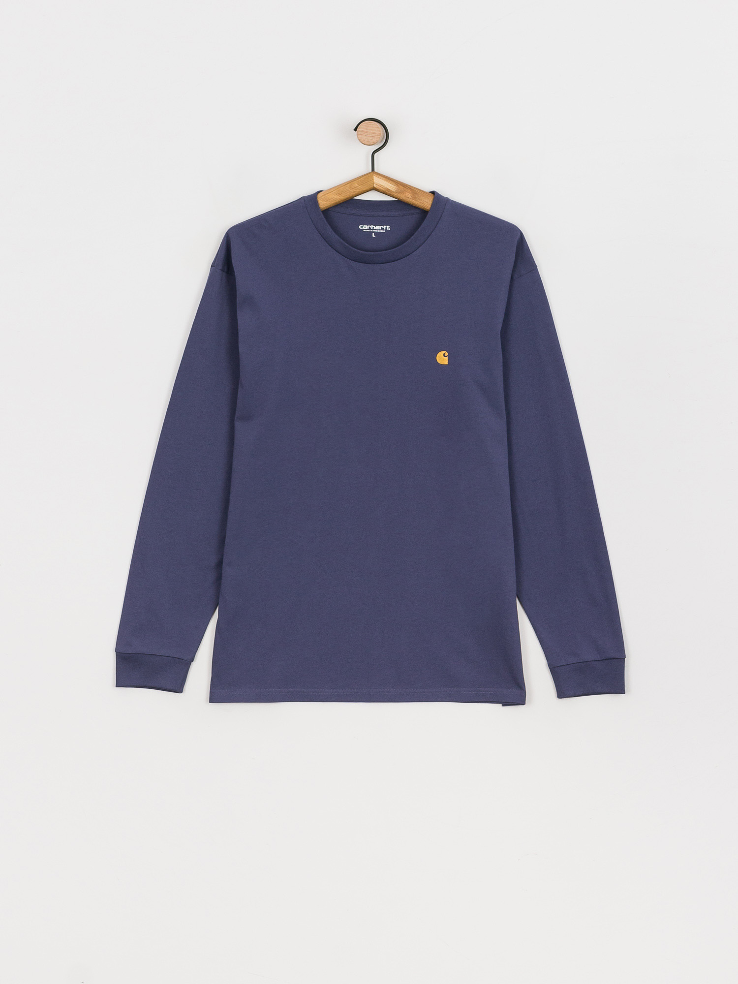 Longsleeve Carhartt WIP Chase (cold viola/gold)