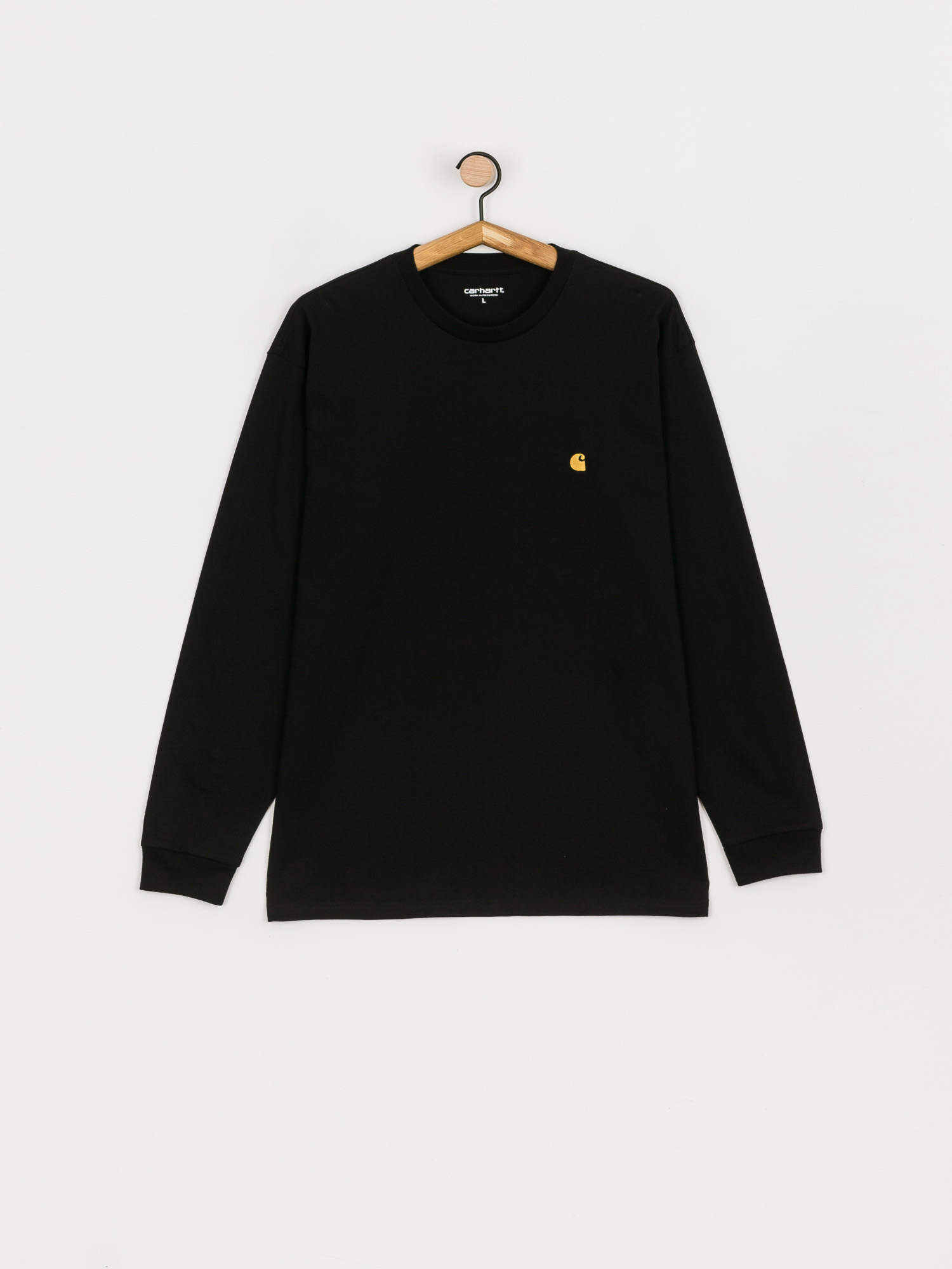 Longsleeve Carhartt WIP Chase (black/gold)