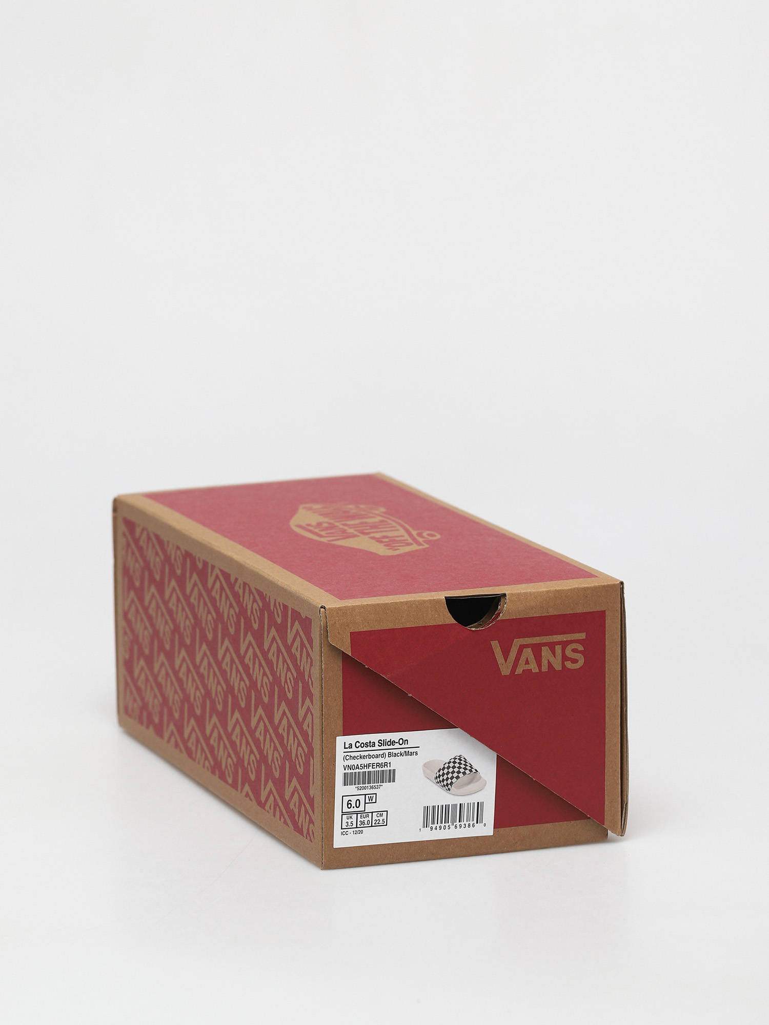 Papuci Vans La Costa Slide On Wmn (checkerboard/black/mars)