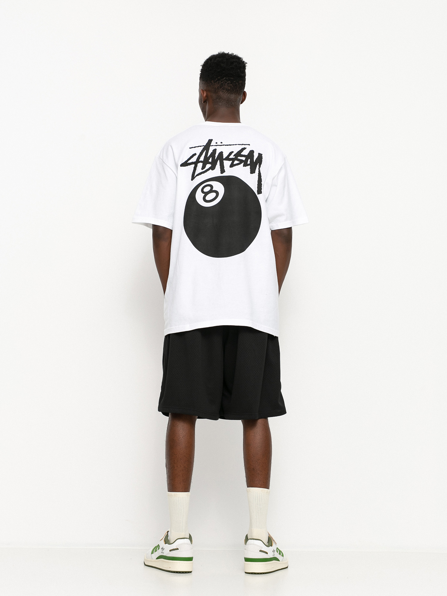Tricou Stussy 8 Ball (white)