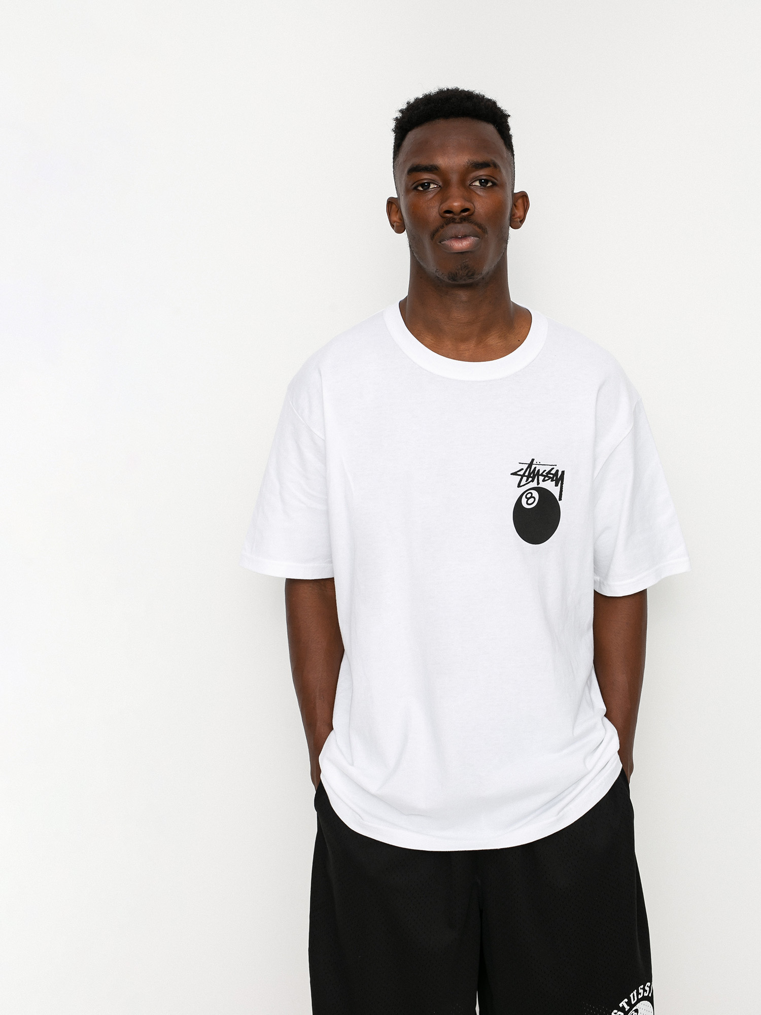 Tricou Stussy 8 Ball (white)