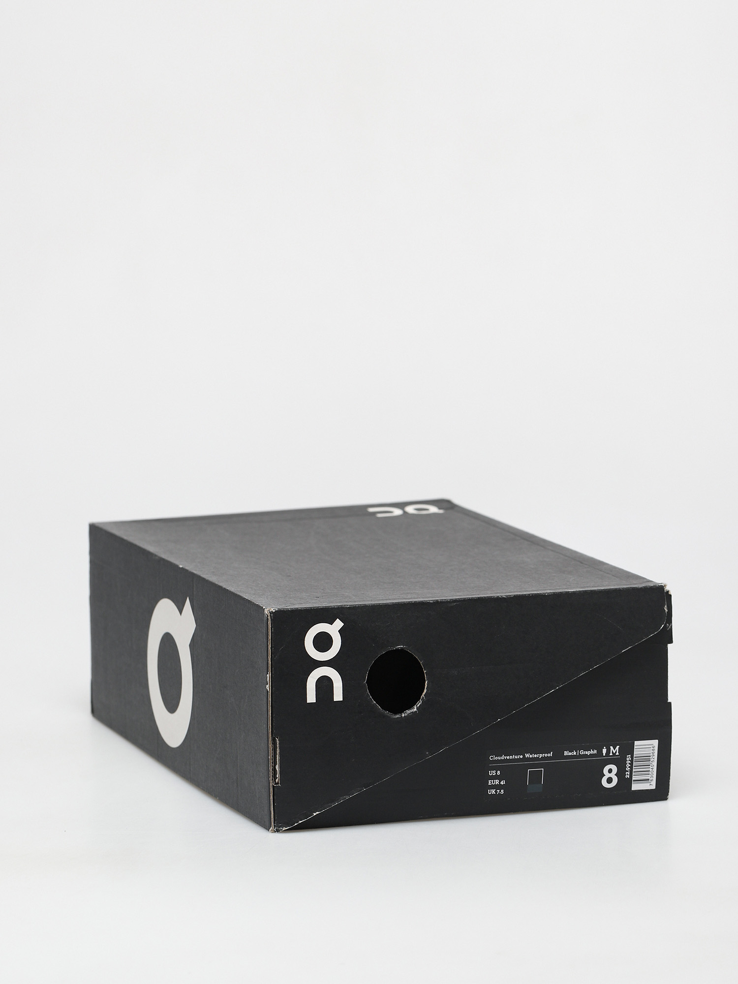 Pantofi de alergare On Running Cloudventure Waterproof (black/graphit)