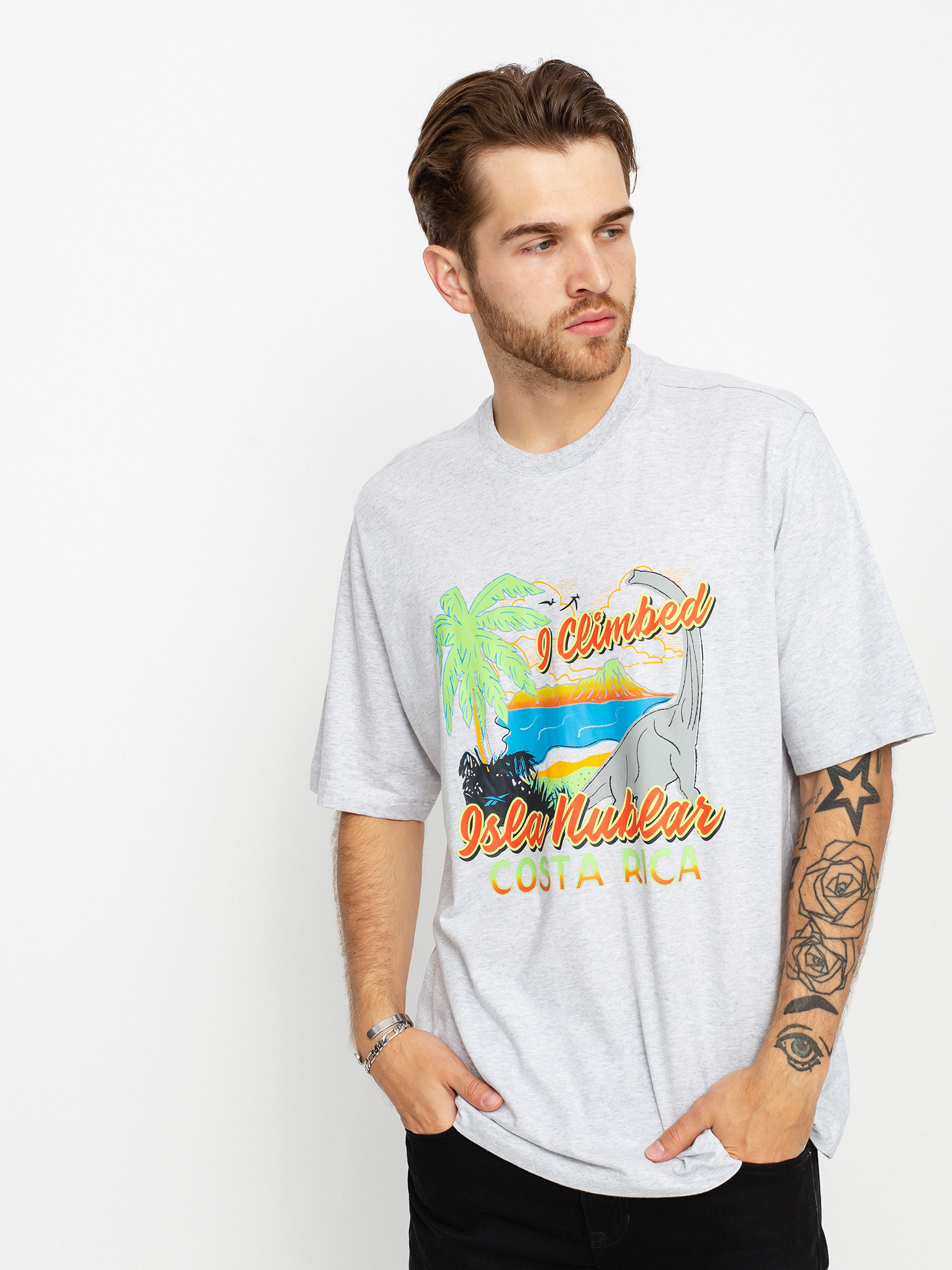 Tricou Reebok X Jurassic Park (isla nu lgreyh)