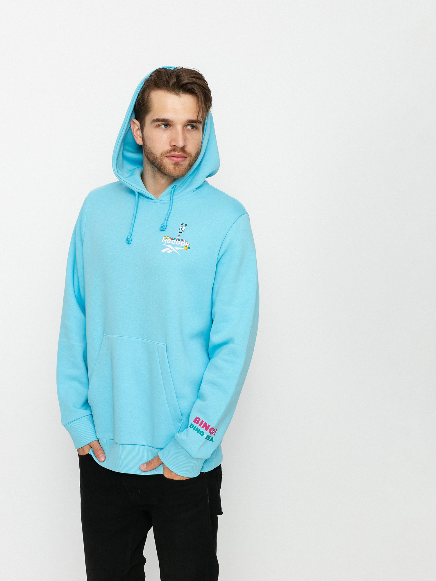 Hanorac cu glugă Reebok X Jurassic Park Graphic HD (dgtblu)