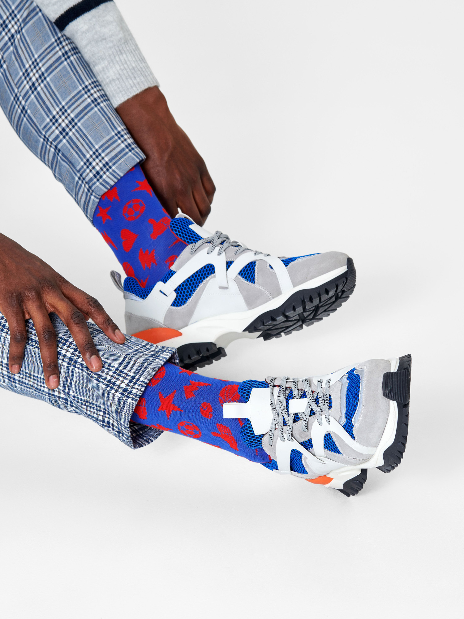 Șosete Happy Socks Play It (purple/red)