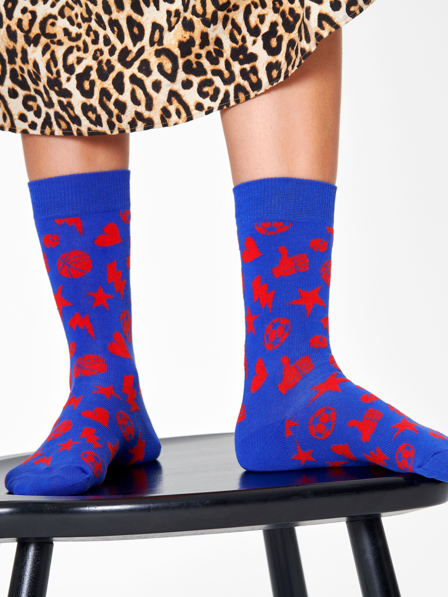 Șosete Happy Socks Play It (purple/red)