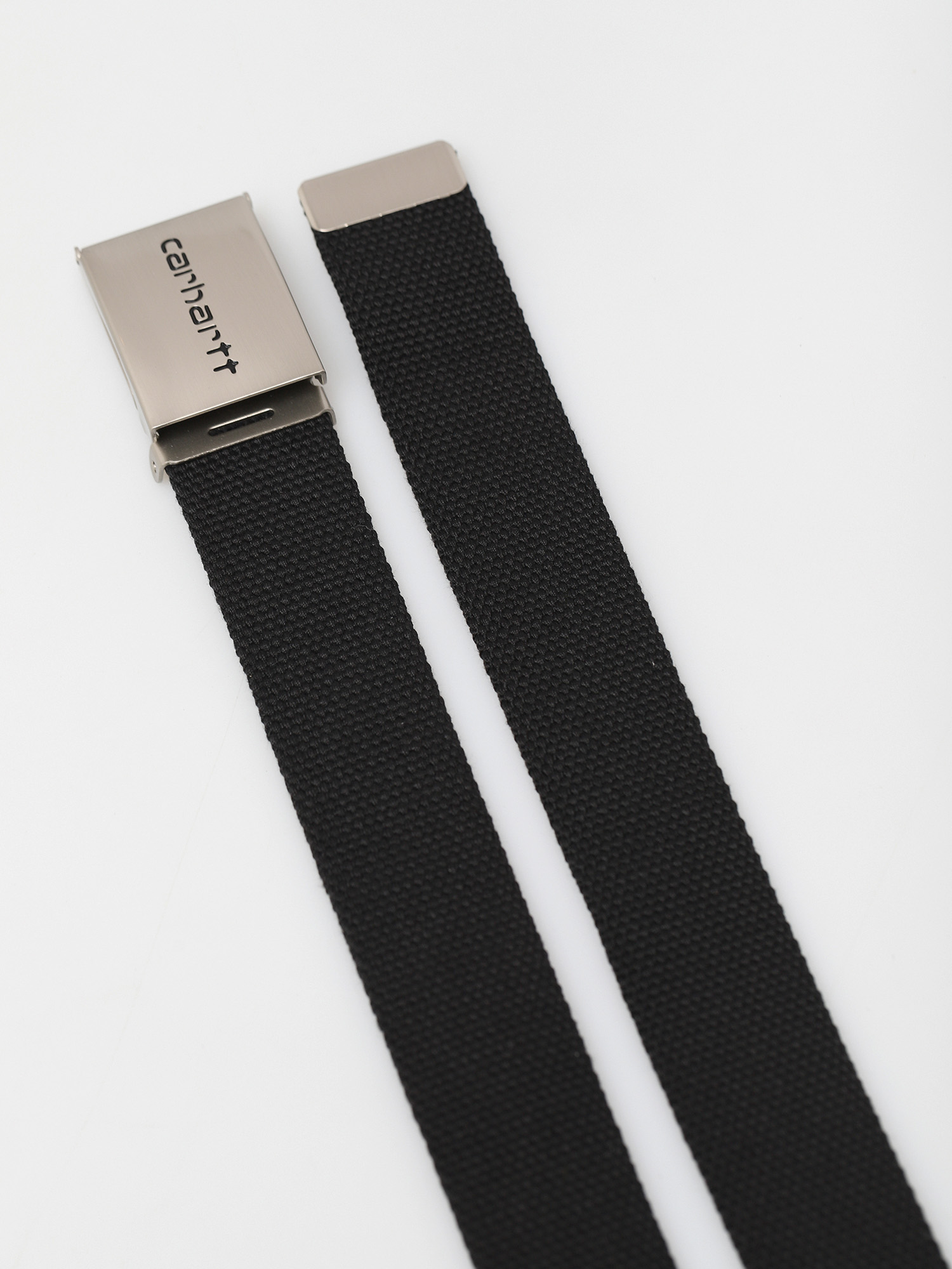 Curea Carhartt WIP Clip Belt Chrome (black)