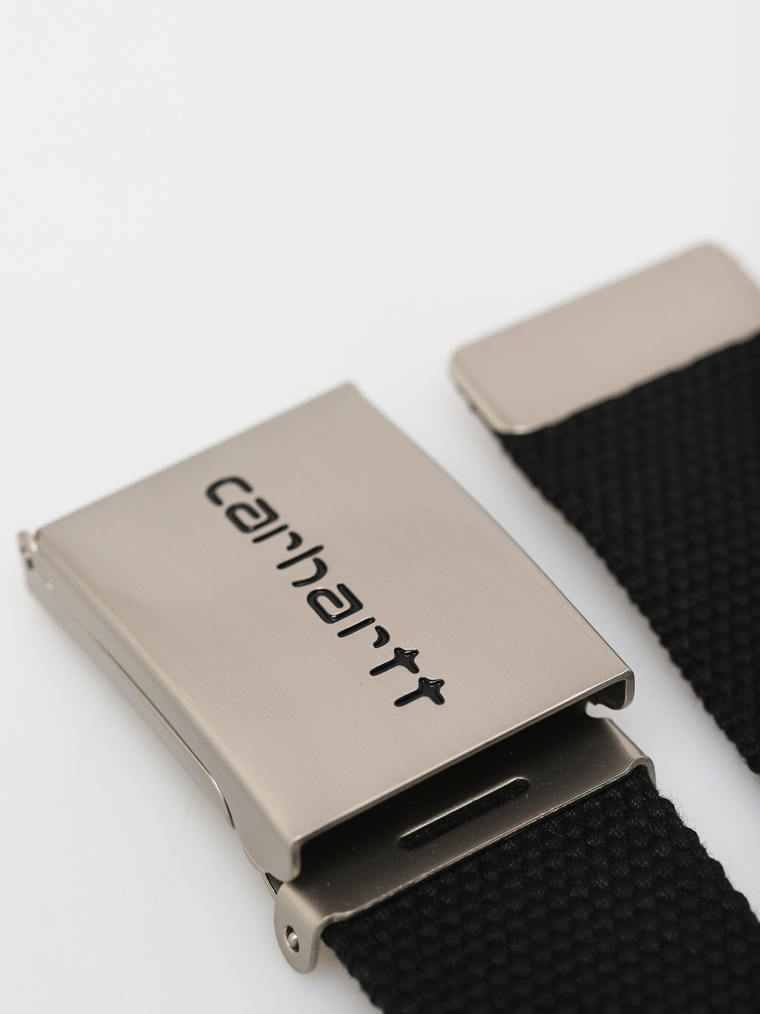 Curea Carhartt WIP Clip Belt Chrome (black)