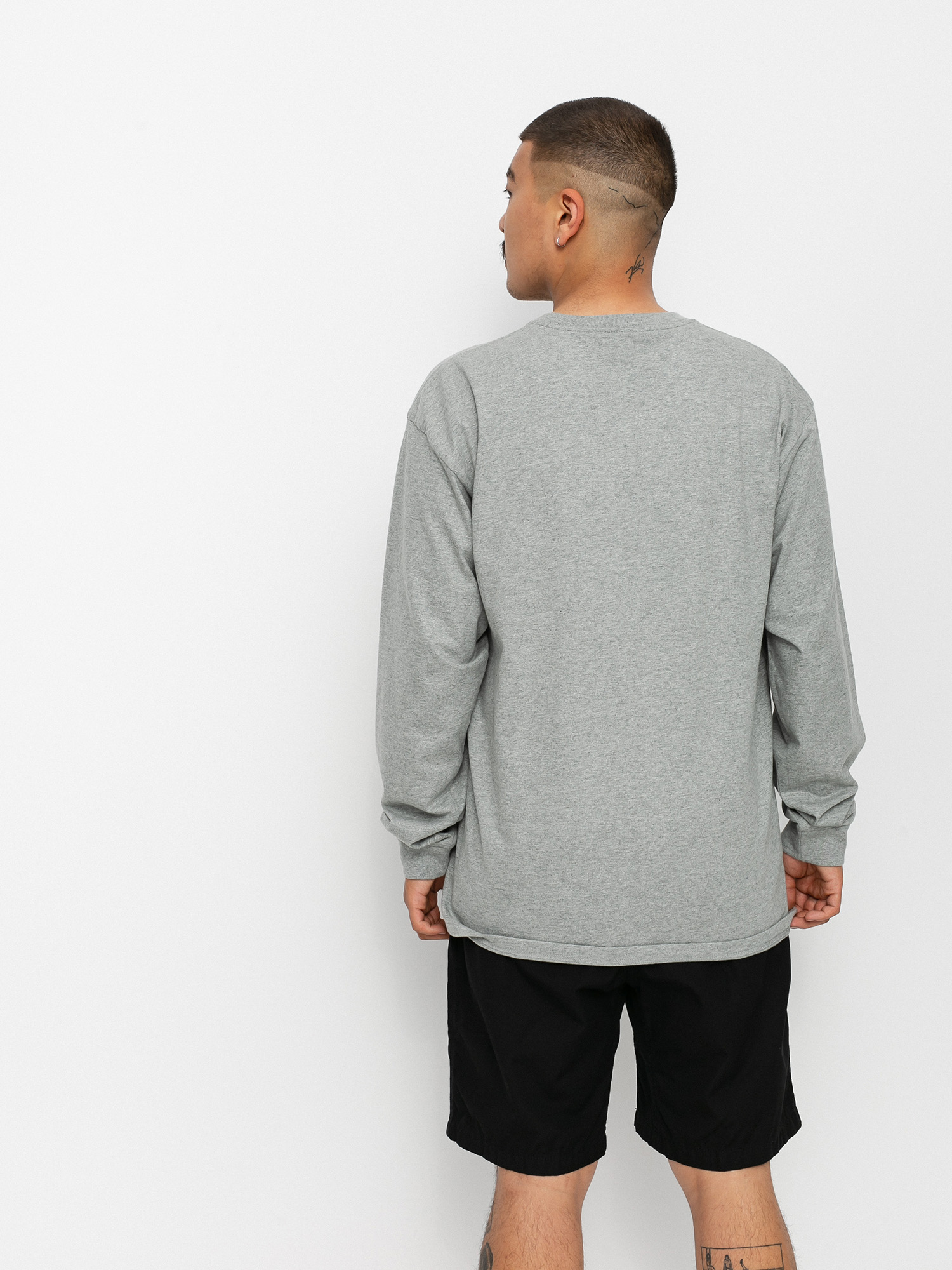 Tricou Carhartt WIP Chase (grey heather/gold)