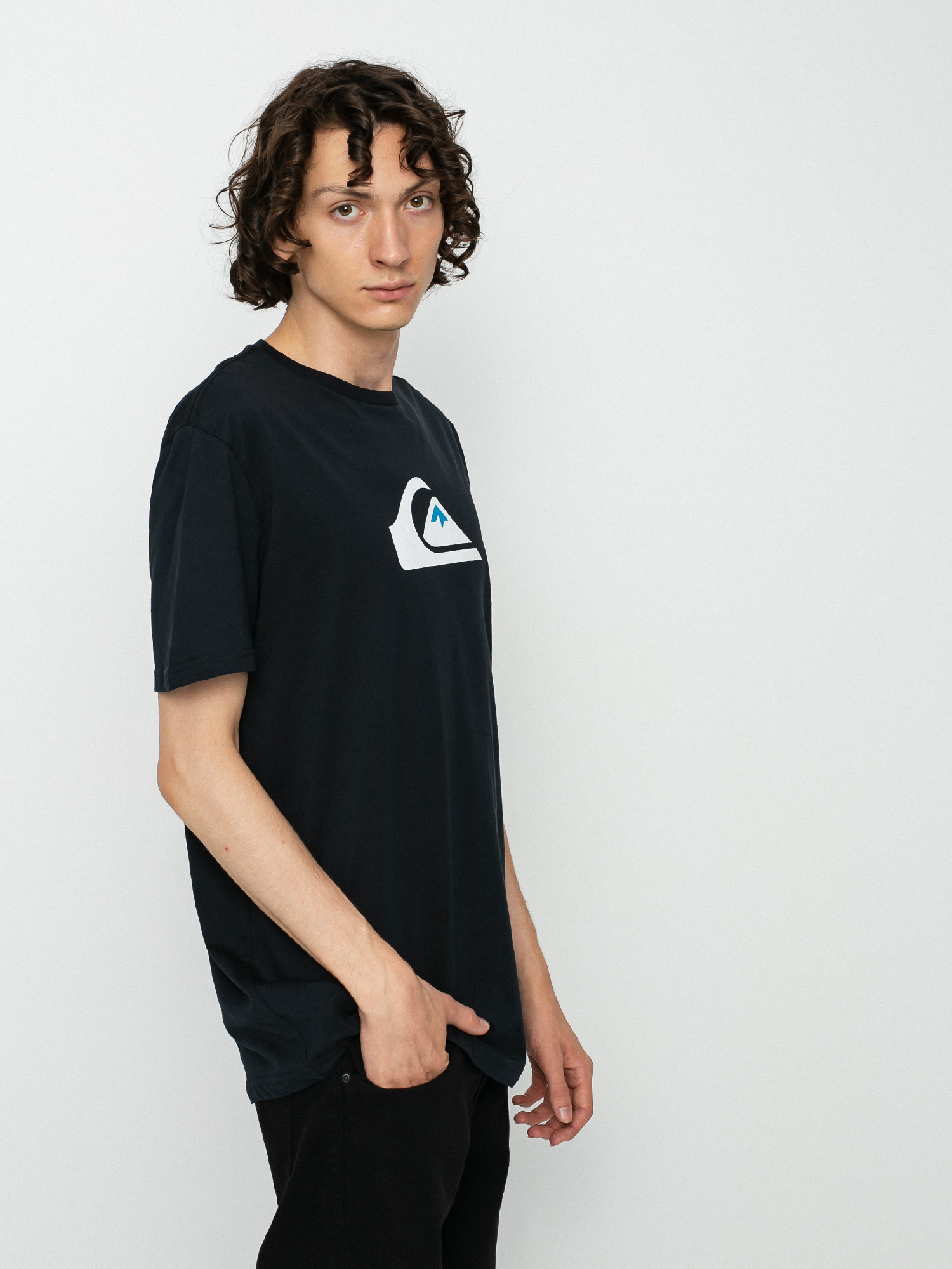 Tricou Quiksilver Comp Logo (black)