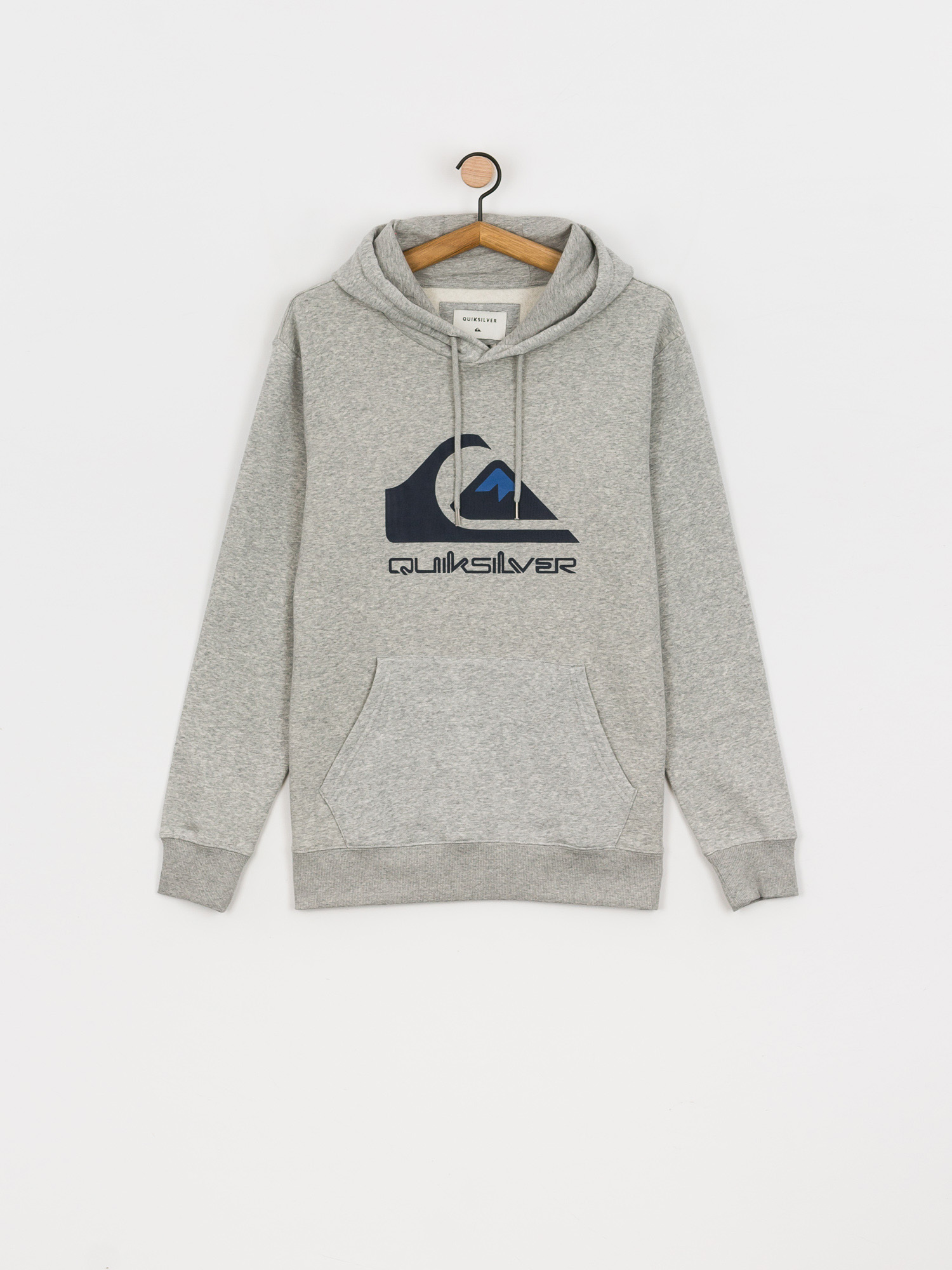 Hanorac cu glugă Quiksilver Big Logo HD (athletic heather)