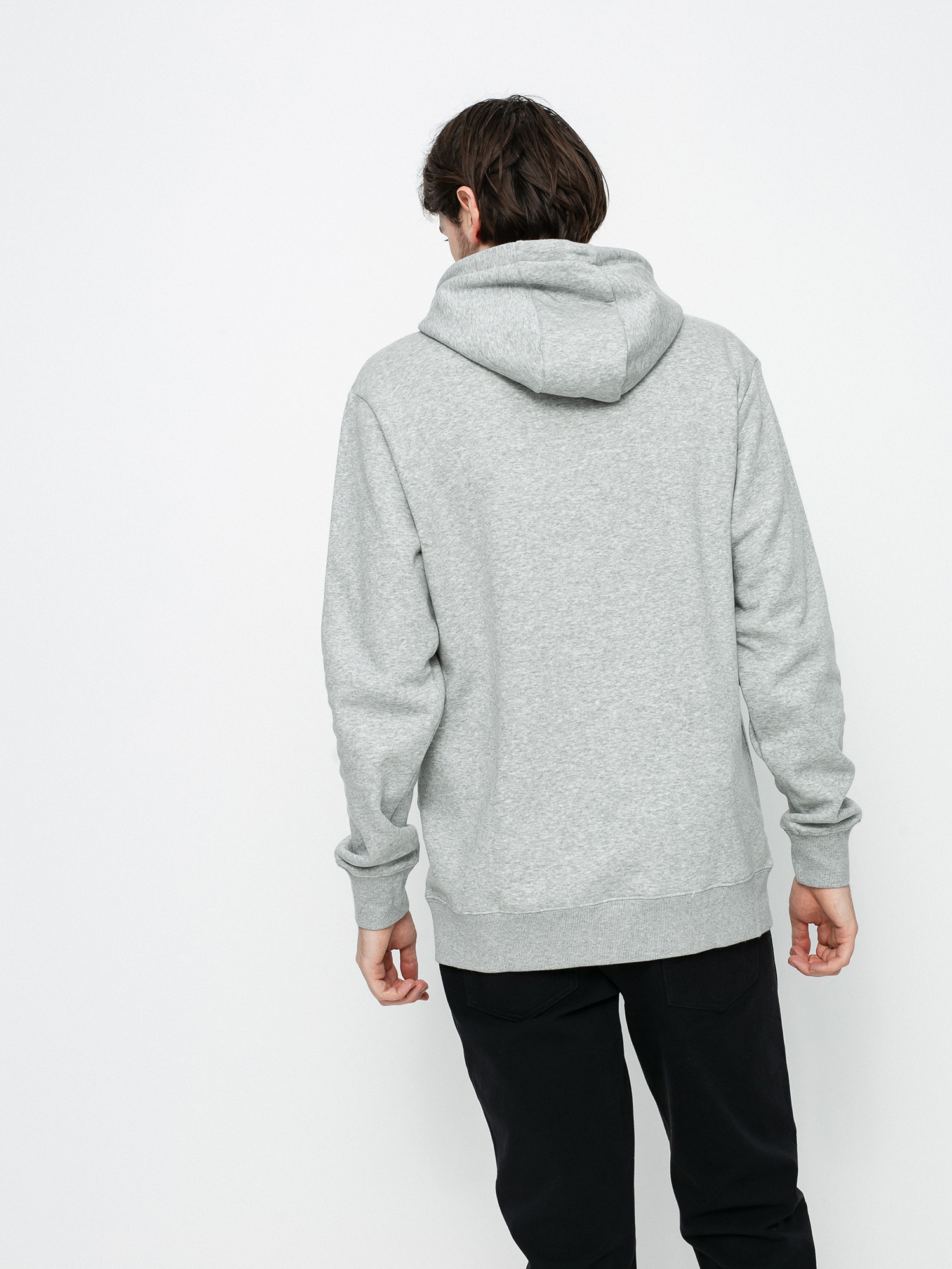 Hanorac cu glugă Quiksilver Big Logo HD (athletic heather)