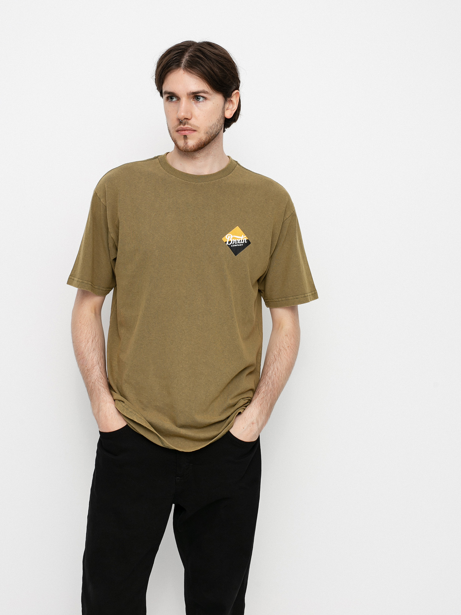 Tricou Brixton Covet (military olive)
