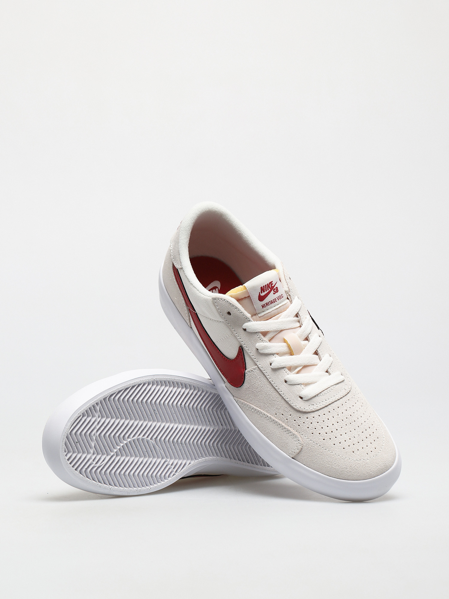 Pantofi Nike SB Heritage Vulc (summit white/gym red summit white white)