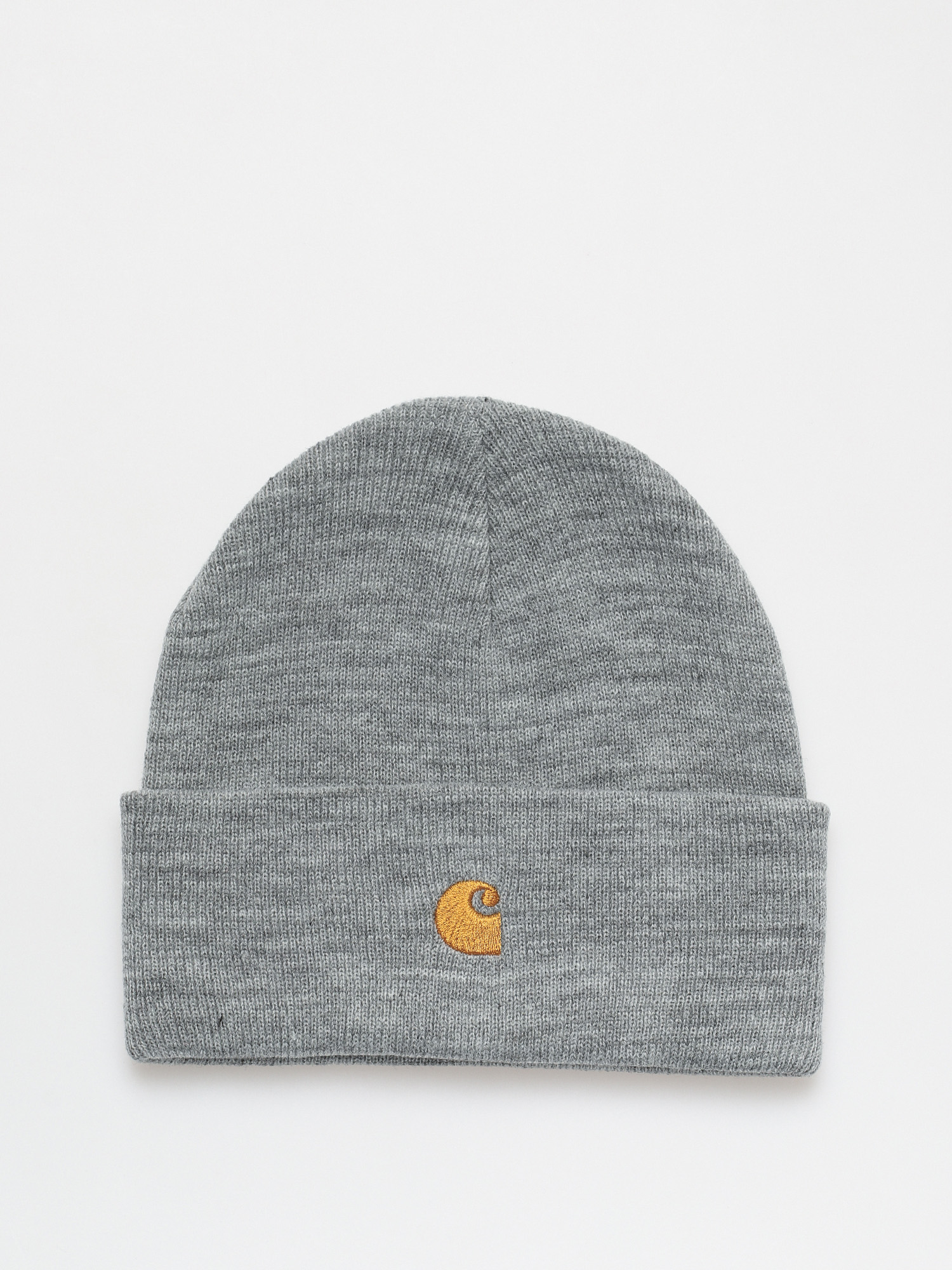 Căciulă Carhartt WIP Chase (grey heather/gold)