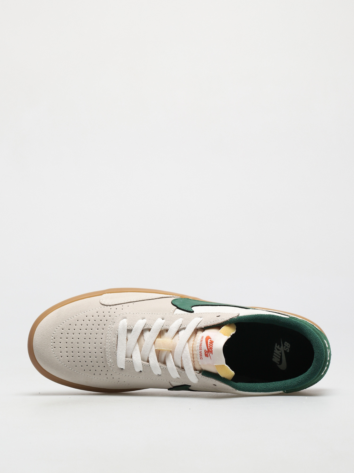 Pantofi Nike SB Heritage Vulc (sail/gorge green sail safety orange)