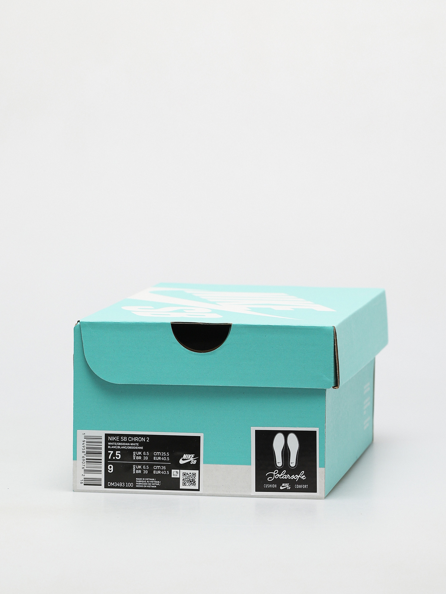 Pantofi Nike SB Chron 2 (white/obsidian white gum light brown)