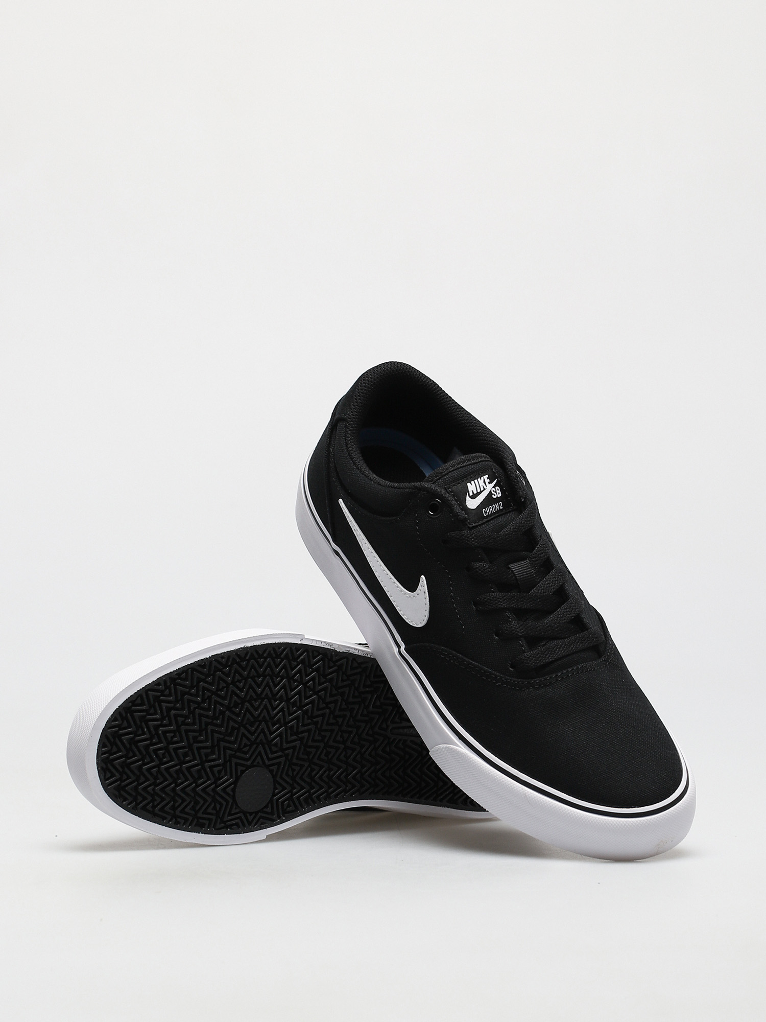 Pantofi Nike SB Chron 2 Canvas (black/white black)