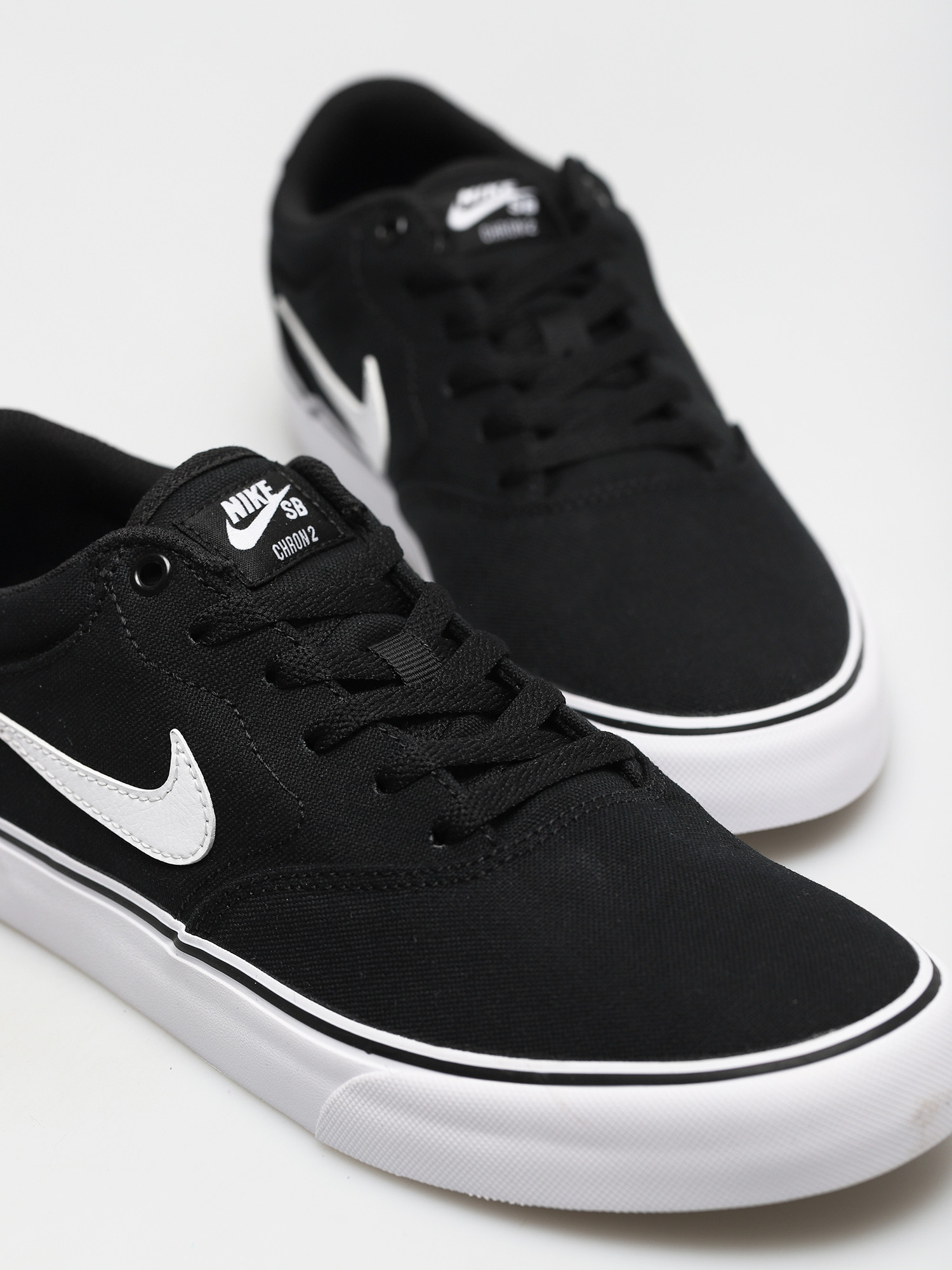 Pantofi Nike SB Chron 2 Canvas (black/white black)