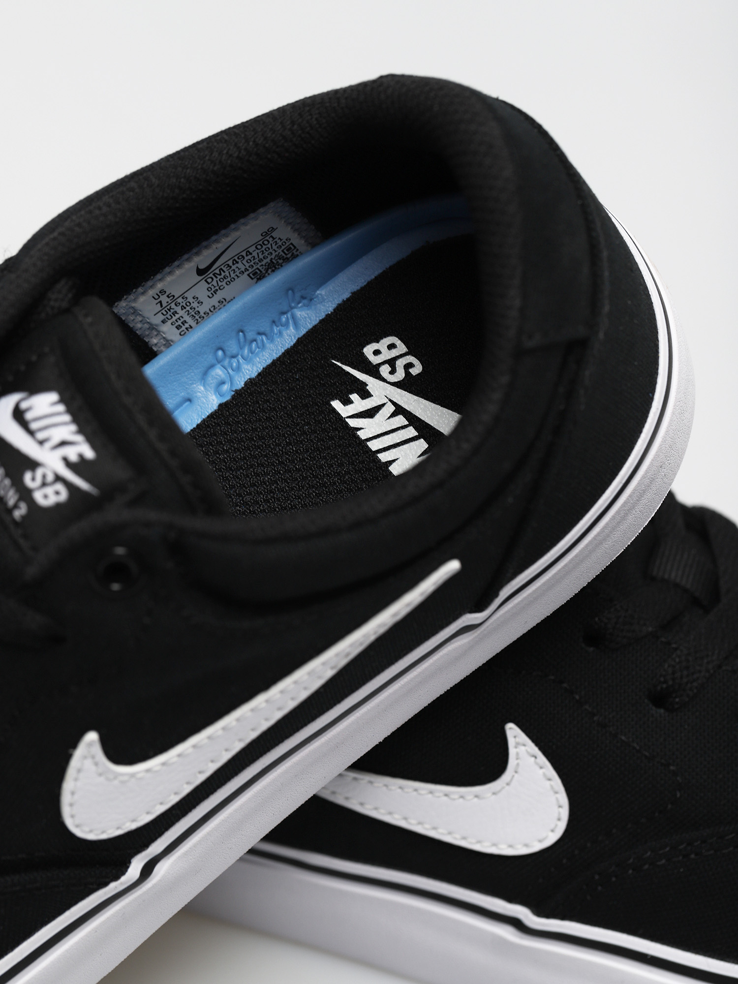 Pantofi Nike SB Chron 2 Canvas (black/white black)