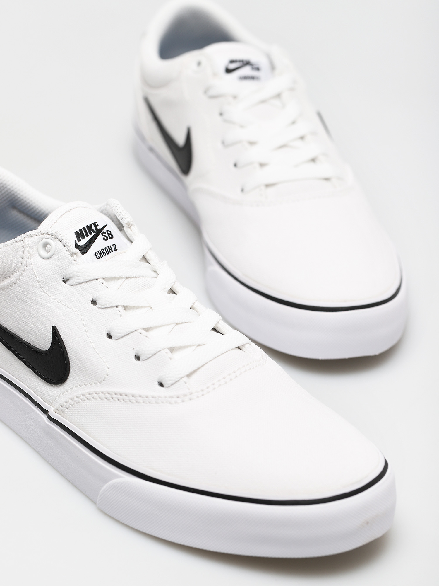 Pantofi Nike SB Chron 2 Canvas (white/black white)