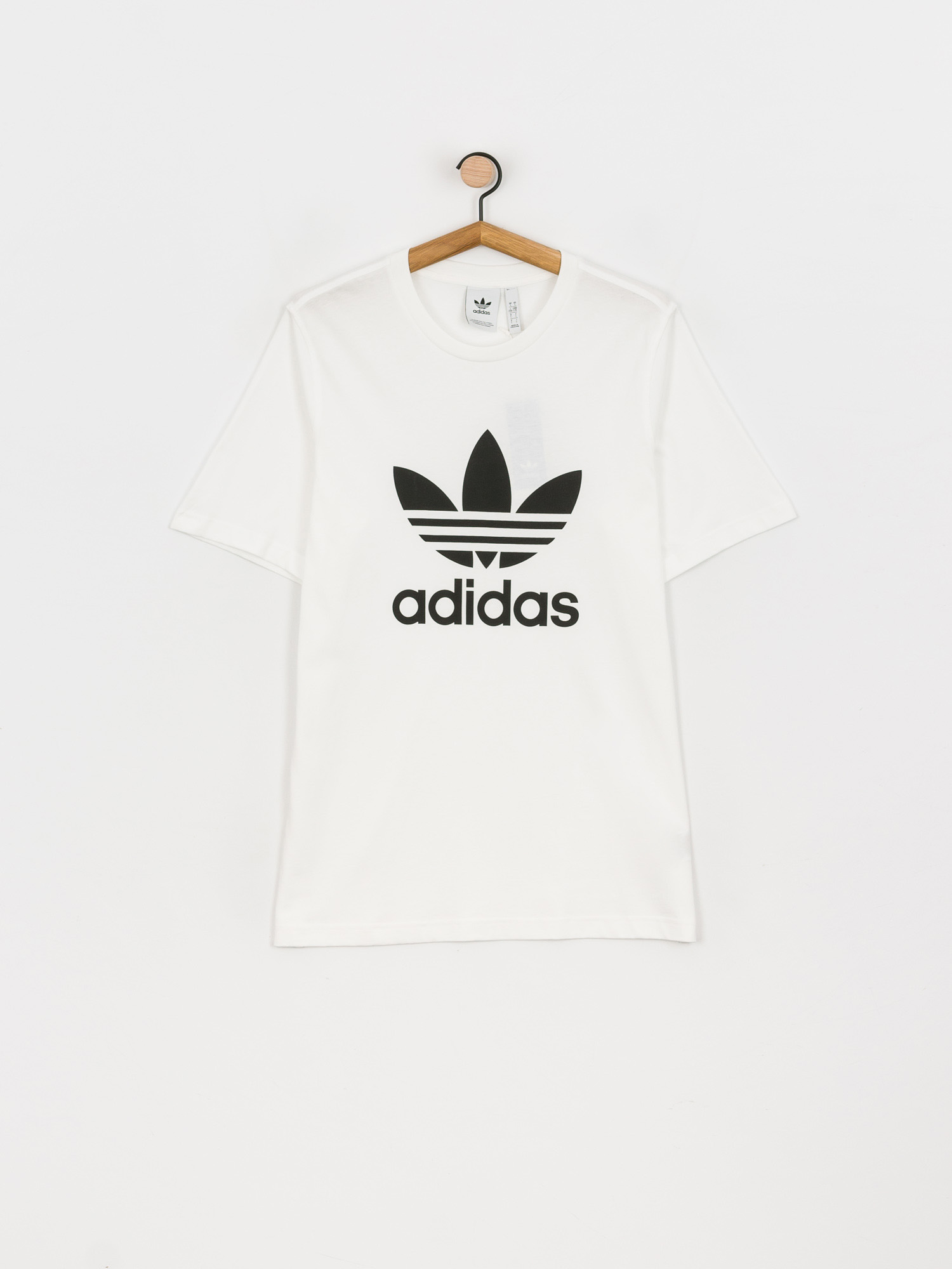 Tricou adidas Originals Trefoil (white/black)