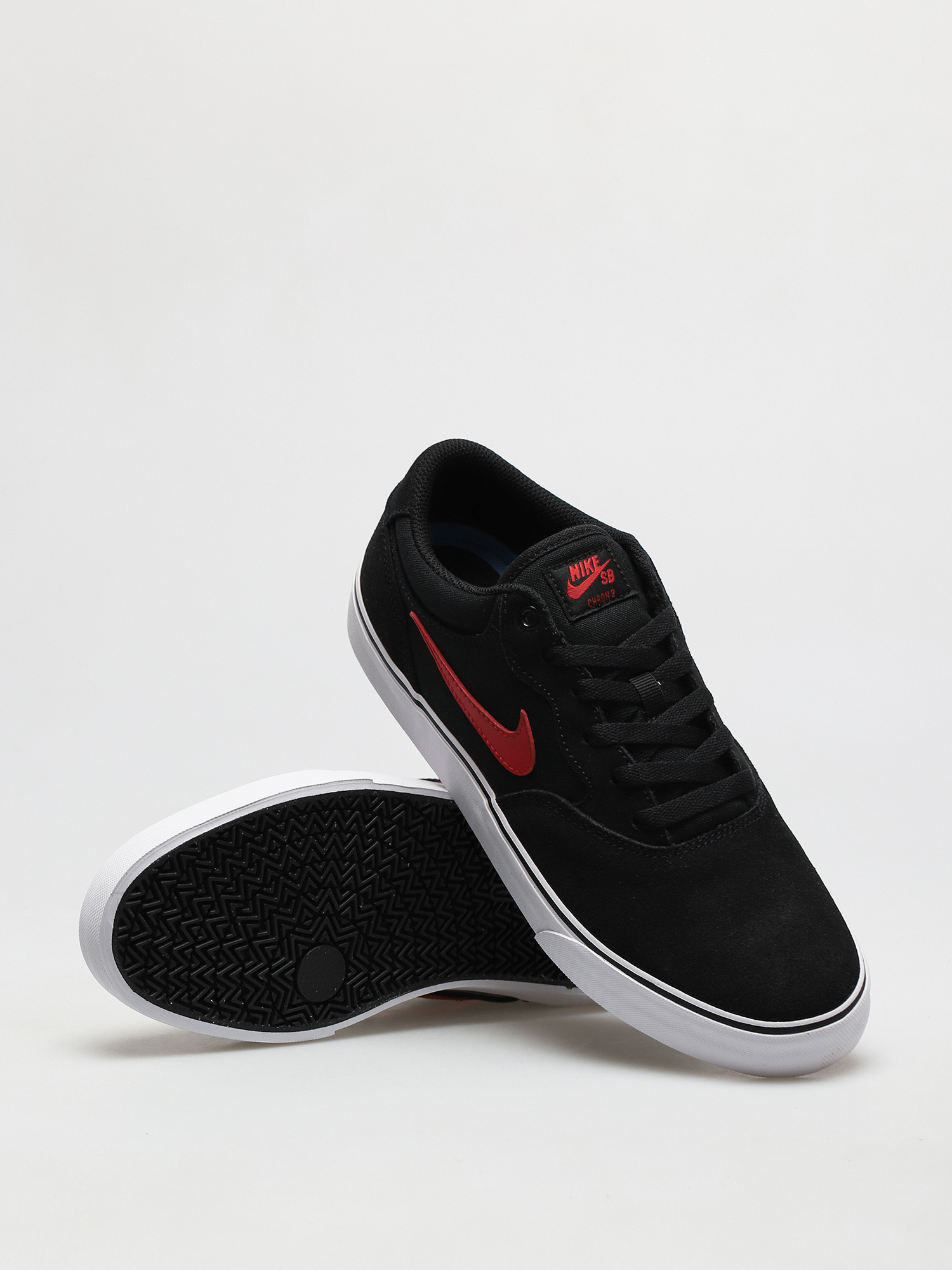 Pantofi Nike SB Chron 2 (black/university red black white)