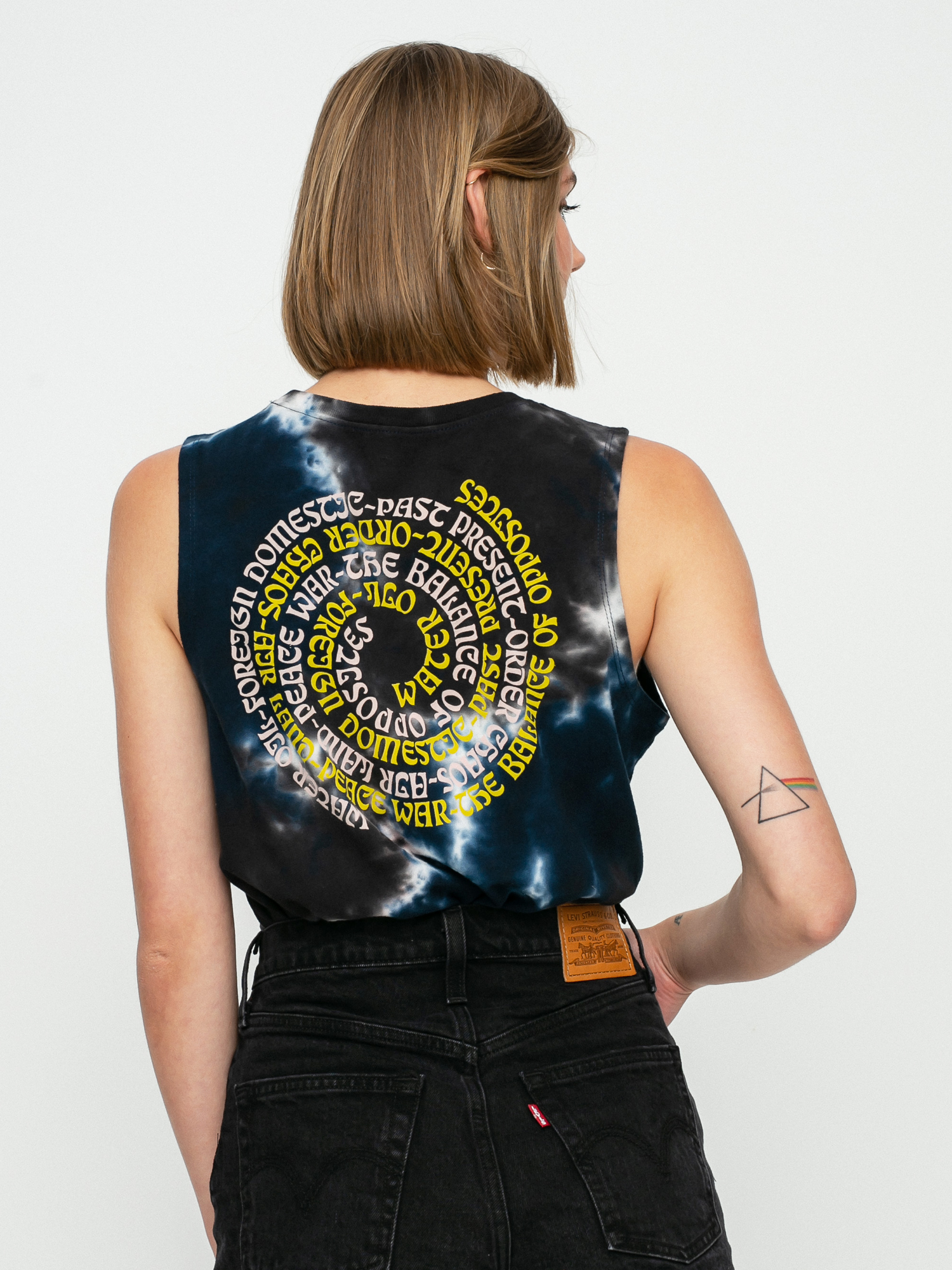 Tricou RVCA Vortex Wmn (tie dye)