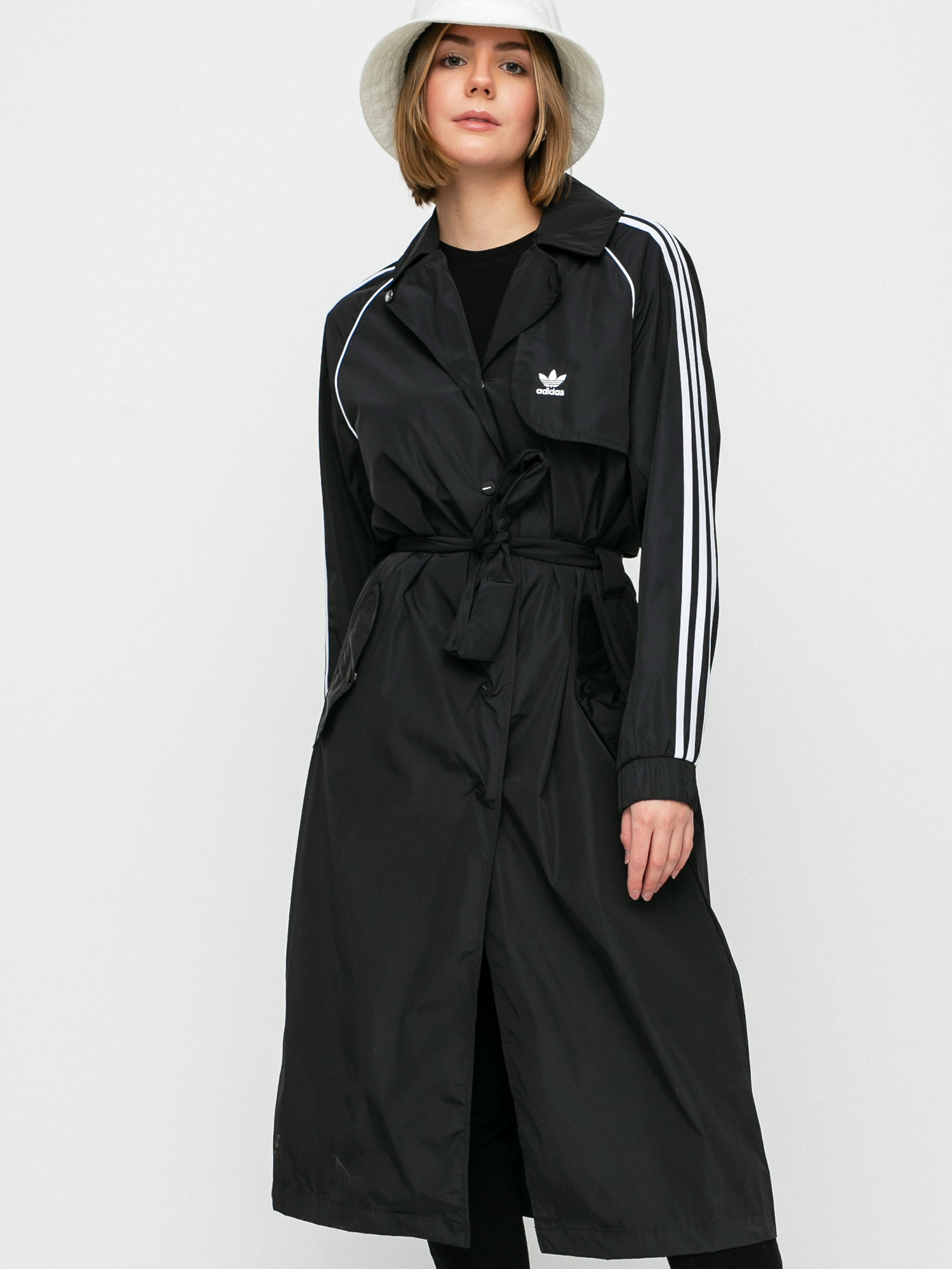タケ③ Palton adidas Originals Trench Coat Wmn - negru (black)