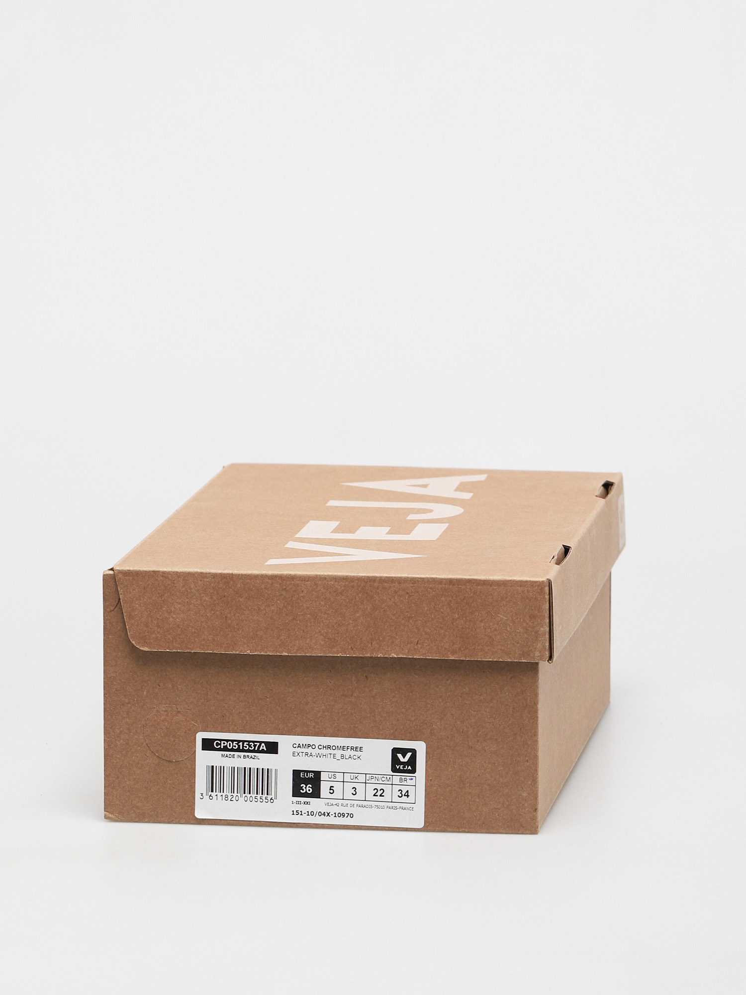 Veja Pantofi Campo Wmn (chromefree leather white black)