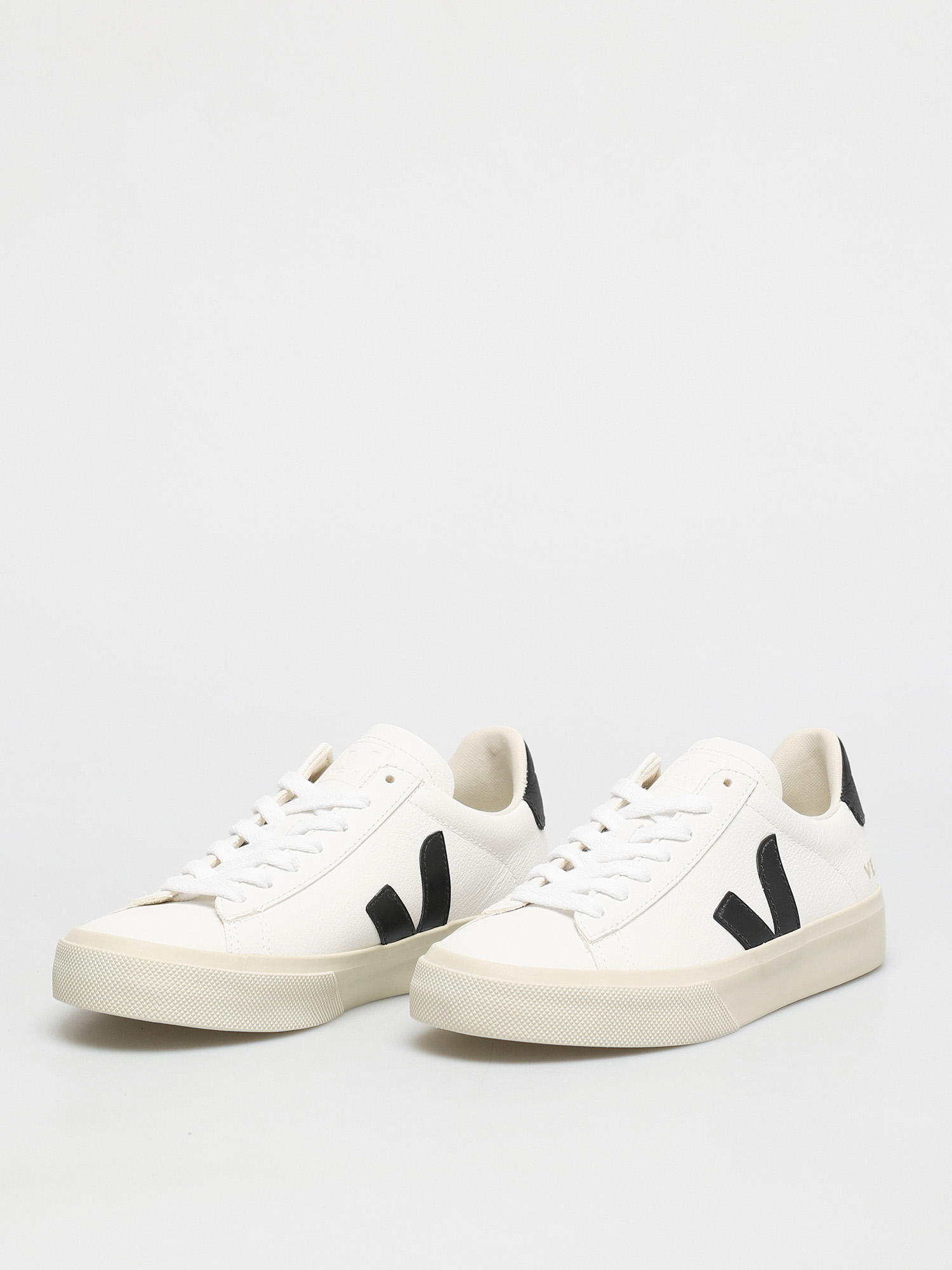 Veja Pantofi Campo Wmn (chromefree leather white black)