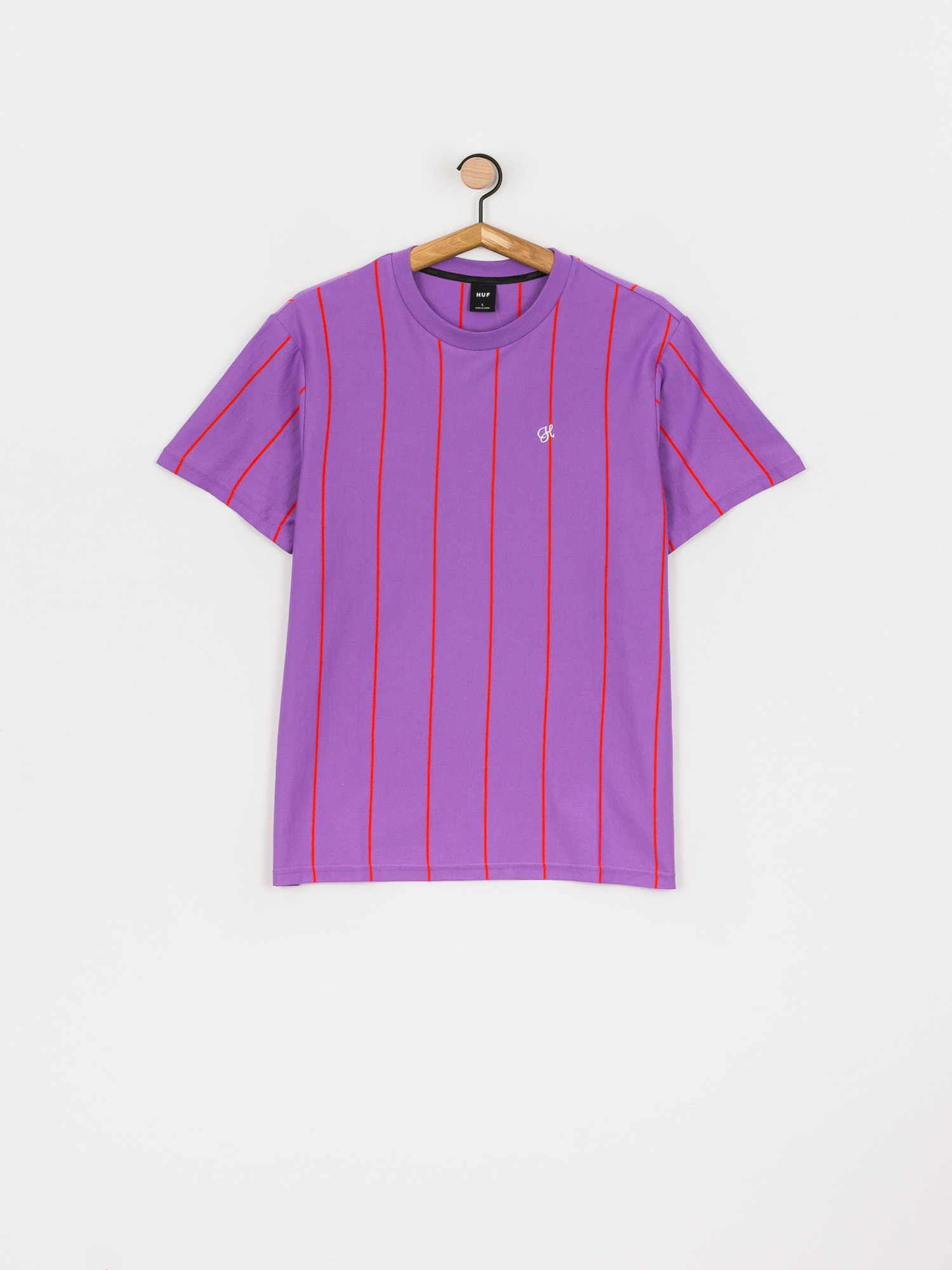 Tricou HUF Wesley Stripe (violet)