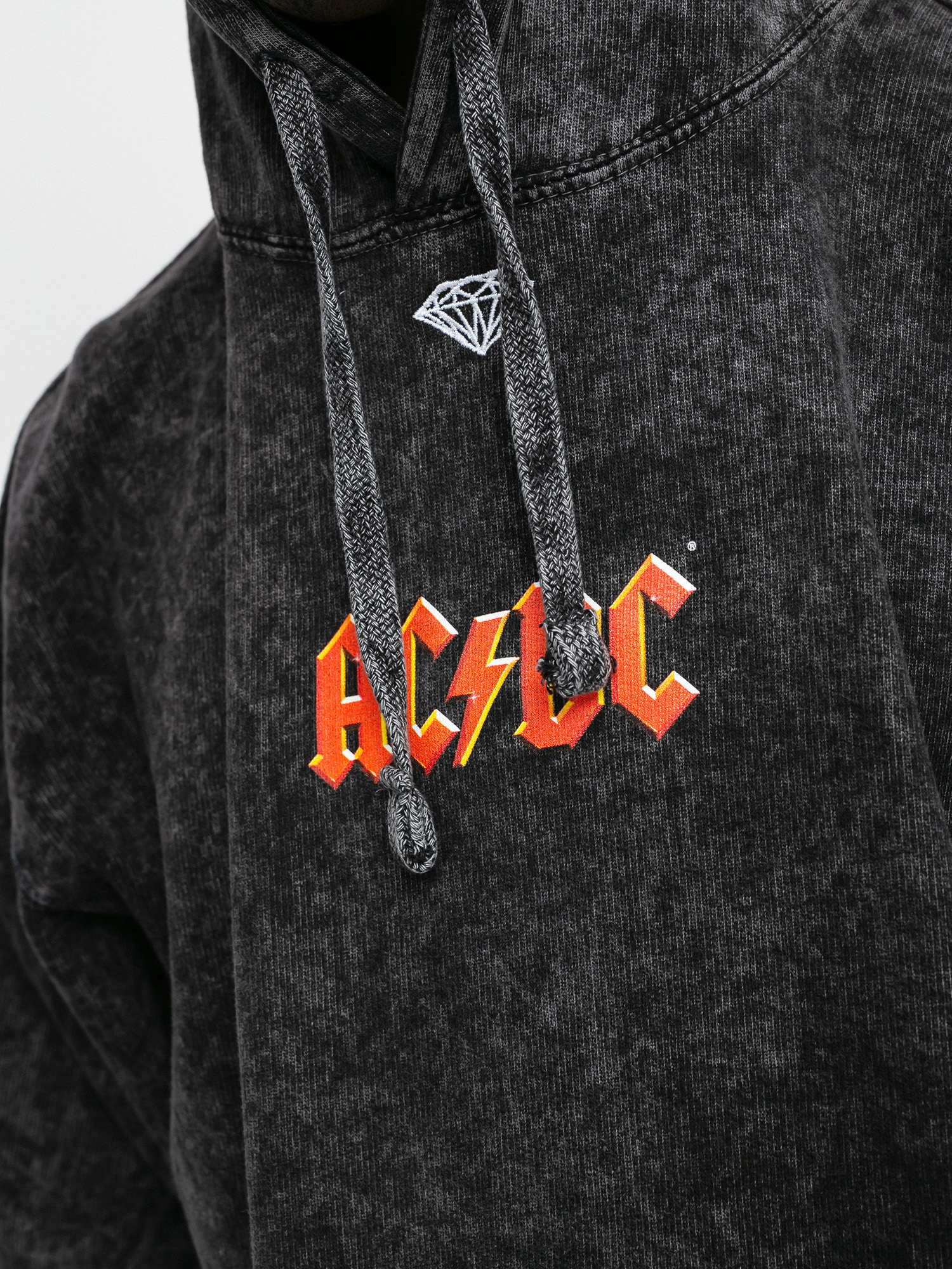 Hanorac cu glugă Diamond Supply Co. Ac/Dc Diamond HD (mineral)
