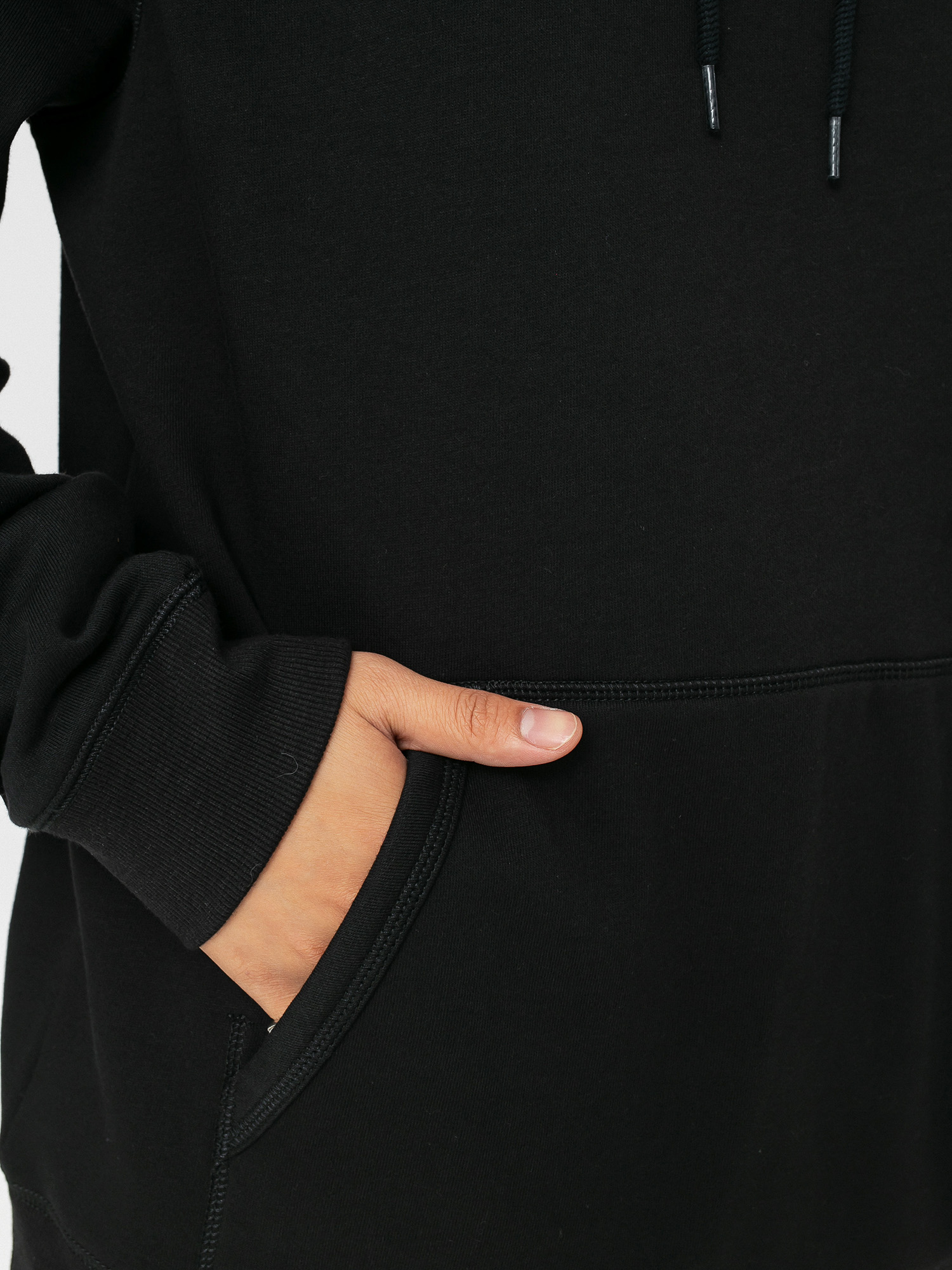 Hanorac cu glugă Vans Versa Standard HD (black/checkerboard)