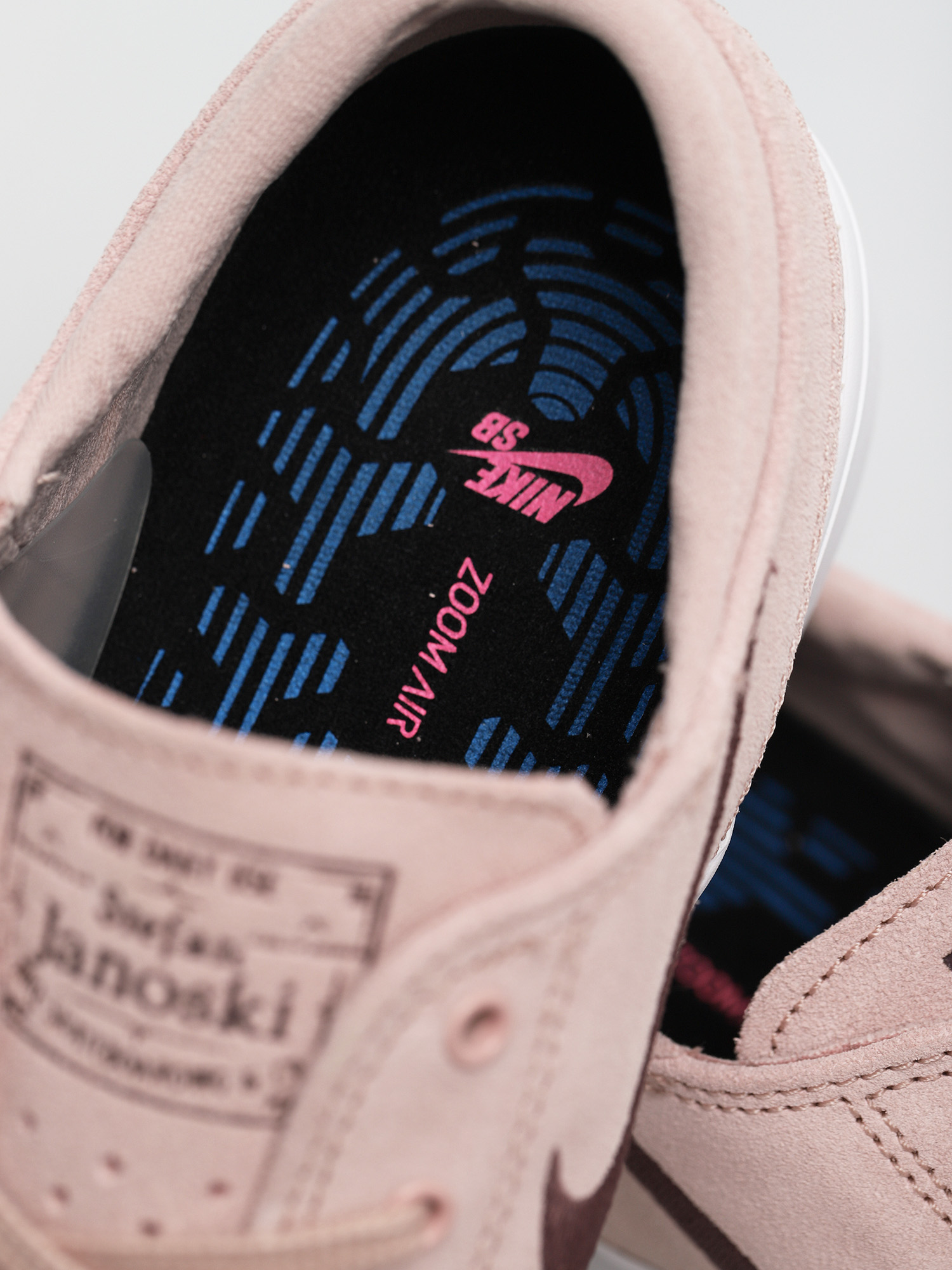 Pantofi Nike SB Zoom Stefan Janoski RM (pink oxford/dark wine pink oxford white)