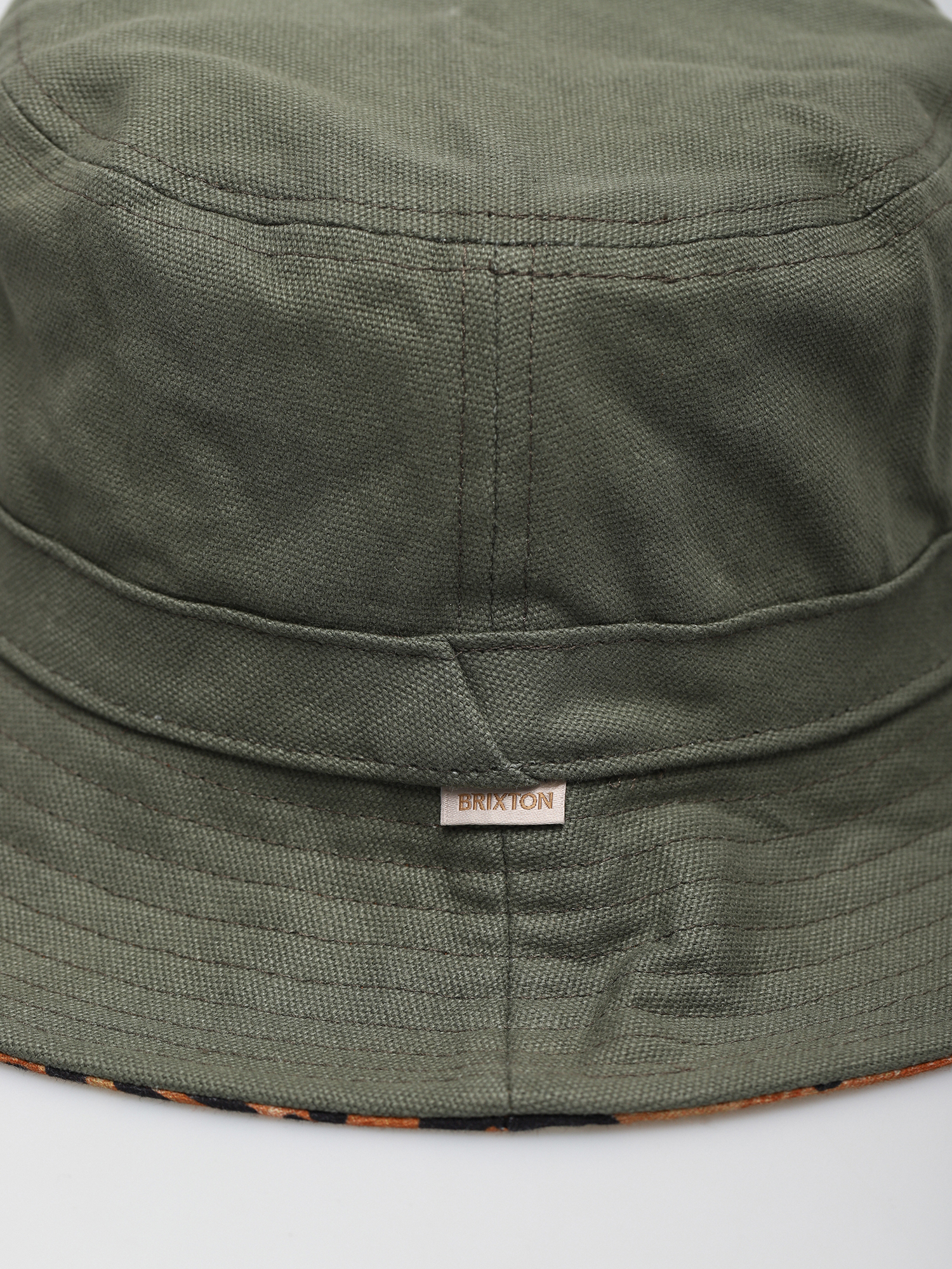 Pălărie Brixton Petra Packable Bucket Hat (military olive/leopard)