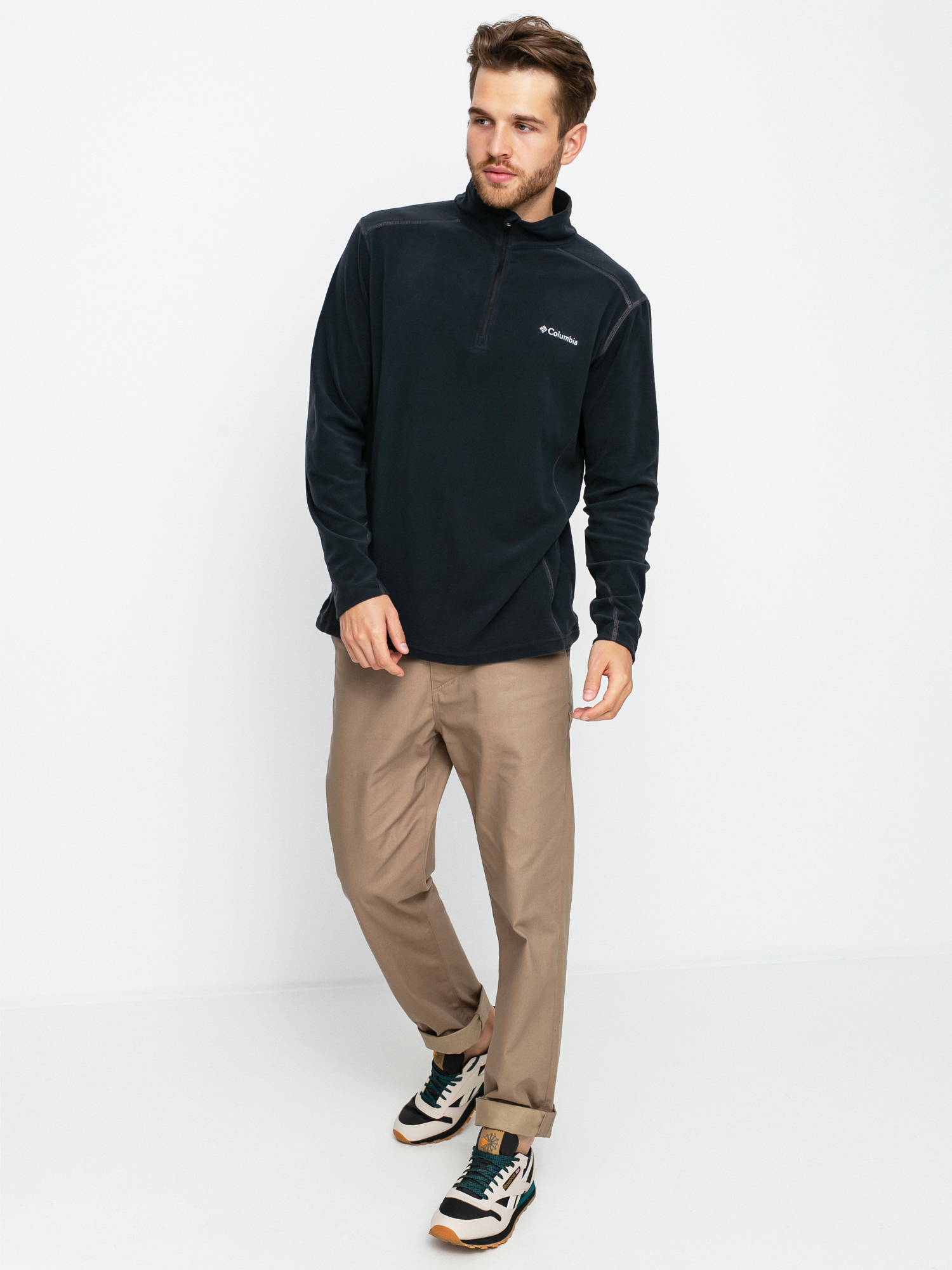 Pentru bărbați Hanorac din fleece Columbia Klamath Range II (black)