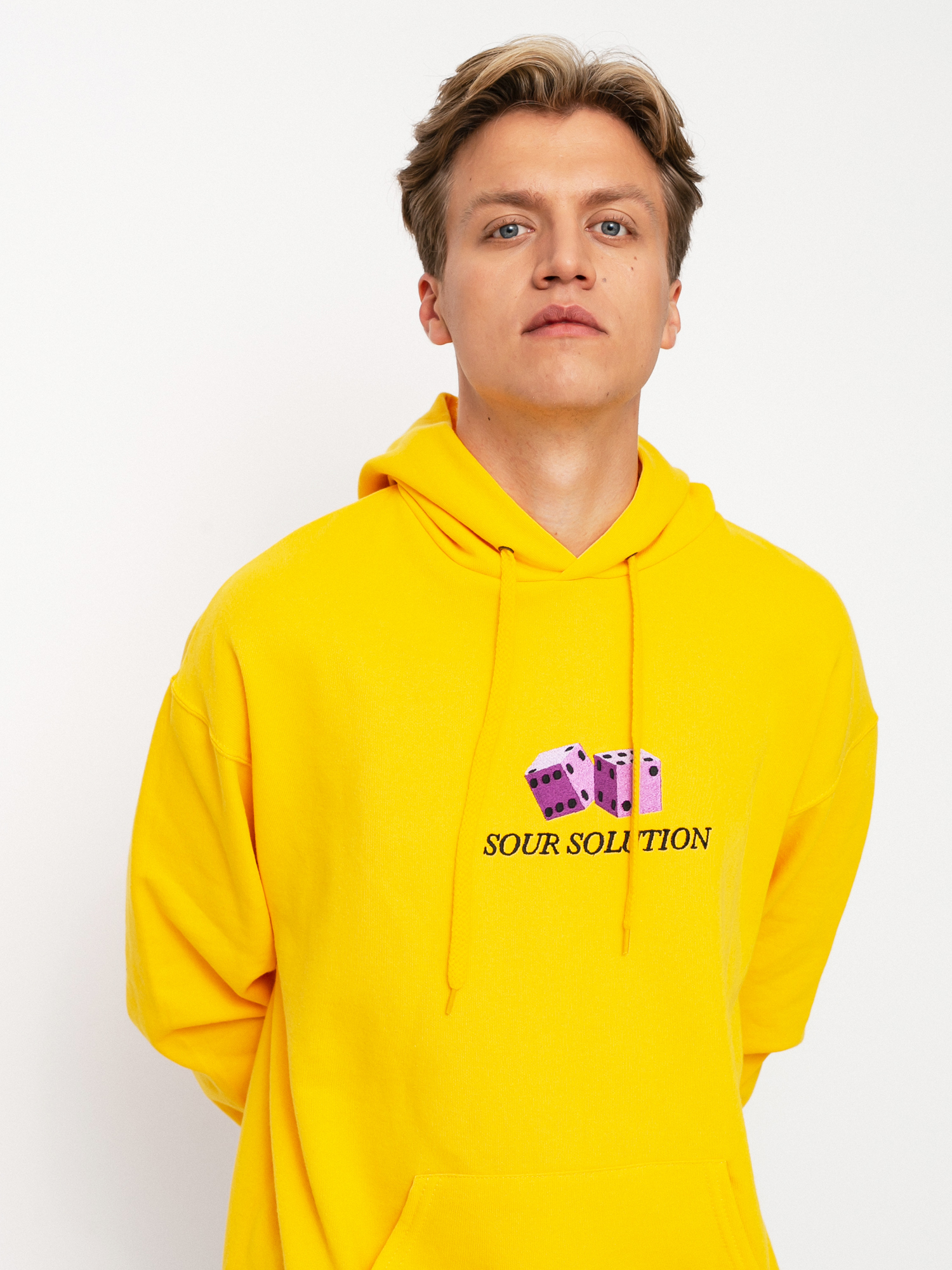 Hanorac cu glugă Sour Solution Dice HD (yellow)